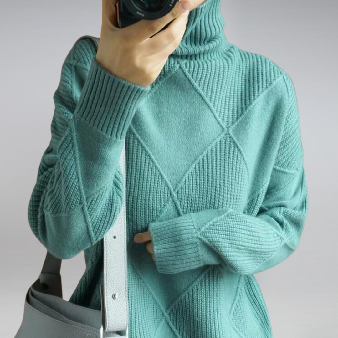 Isabelle's™ | Winter Turtleneck Knit Sweater