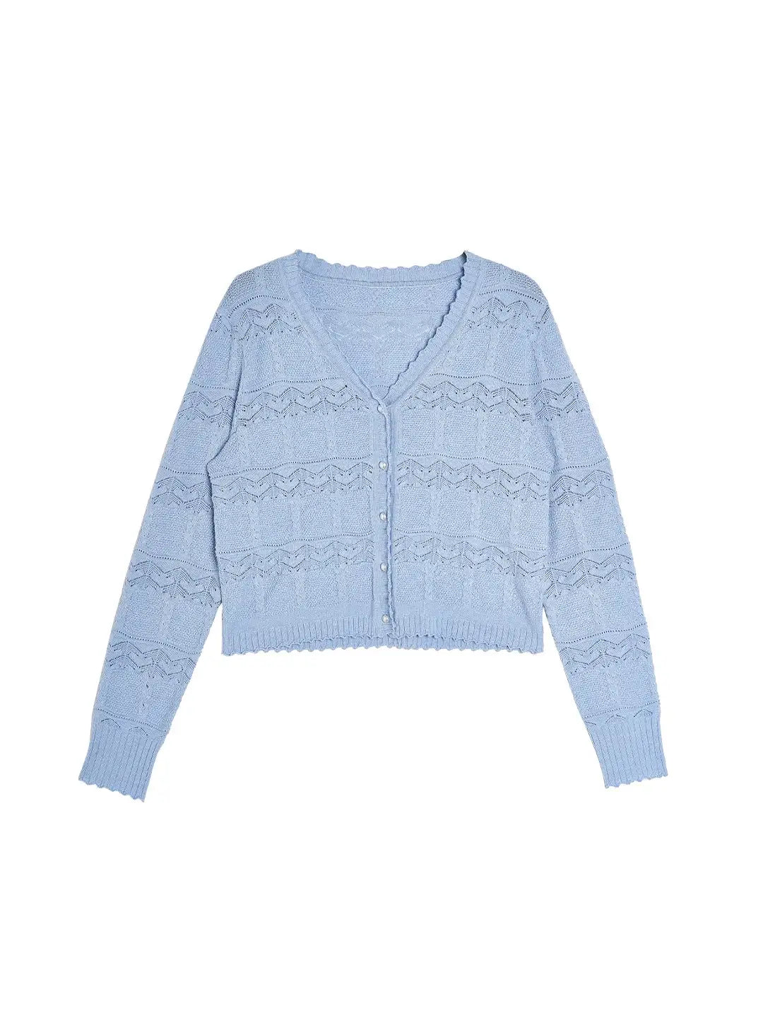 Elouise V-Neck Wool Cardigan