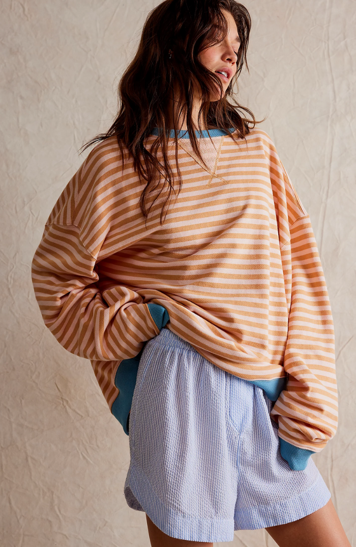 Isabelle's™ | Spring Striped Crewneck Sweater