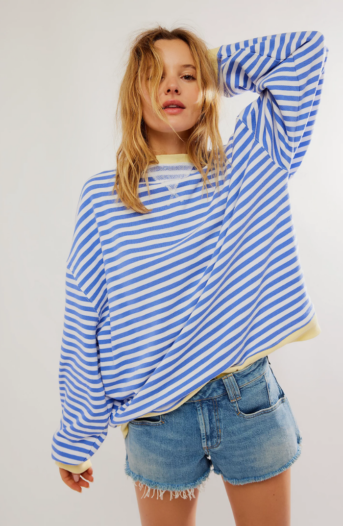 Isabelle's™ | Spring Striped Crewneck Sweater