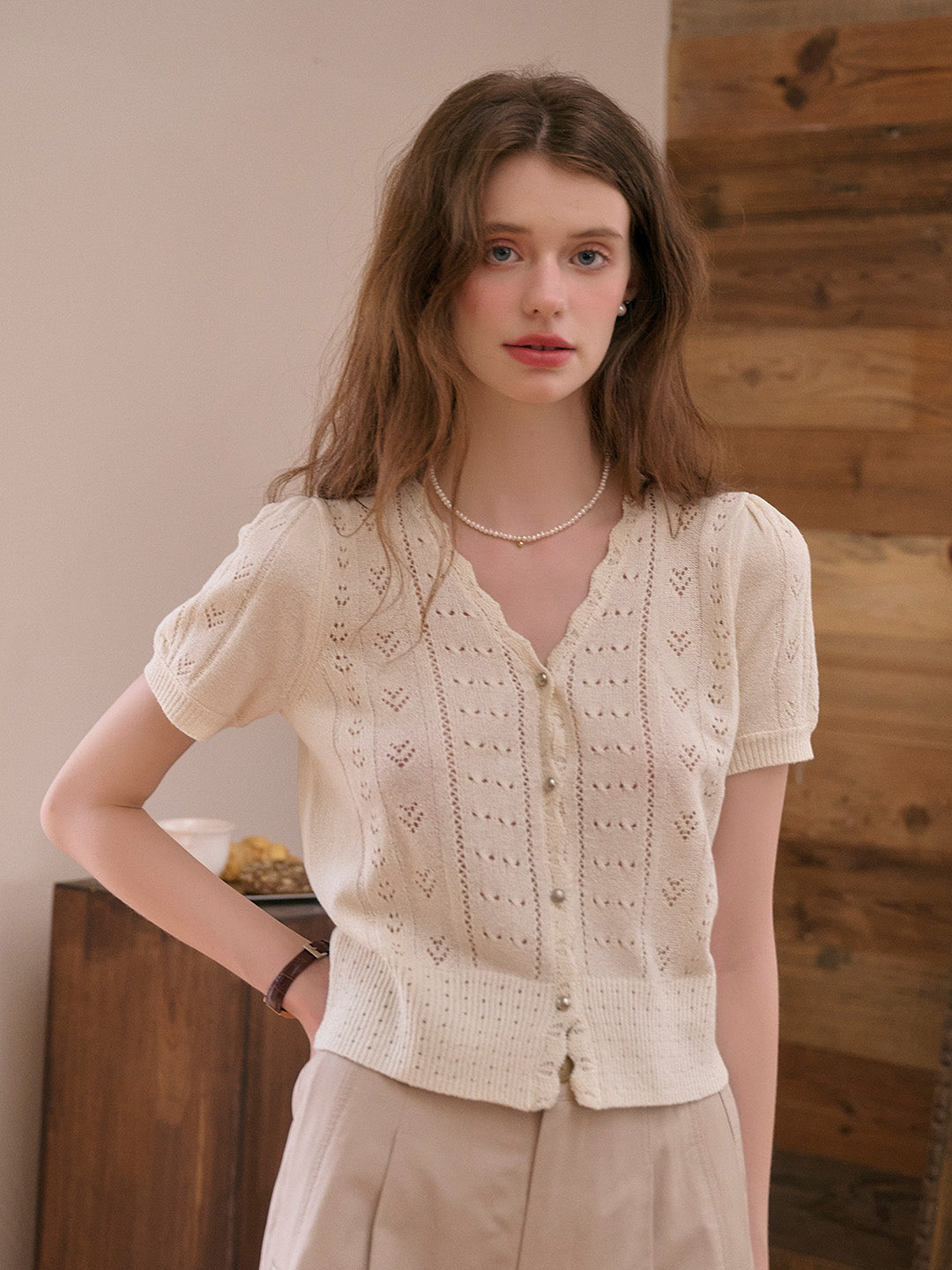 Harlow V-Neck Knit Cardigan