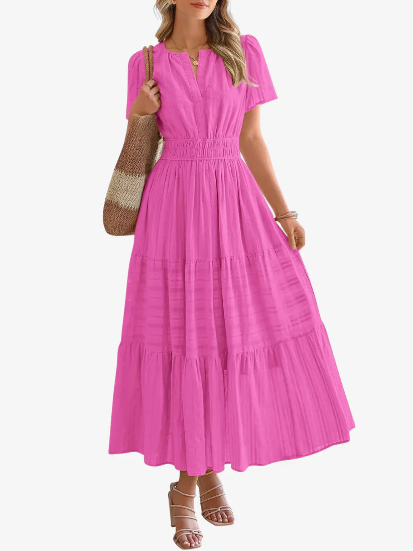 Isabelle's™ | Smocked Waist Tiered Maxi Dress