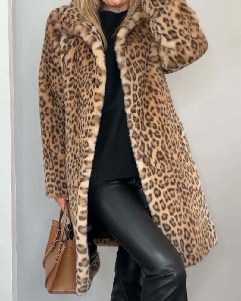 Isabelle's™ | Long Leopard Jacket
