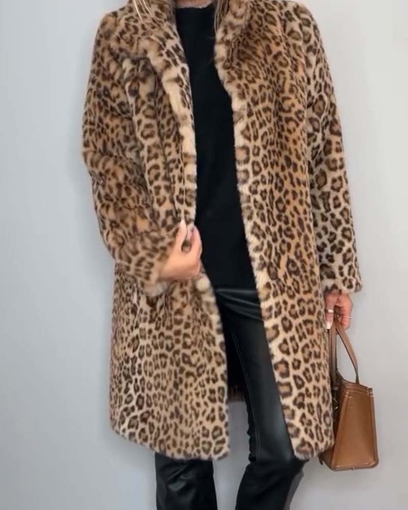 Isabelle's™ | Long Leopard Jacket
