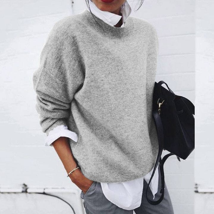 Isabelle's™ | Soft Round Neck Pullover Sweater