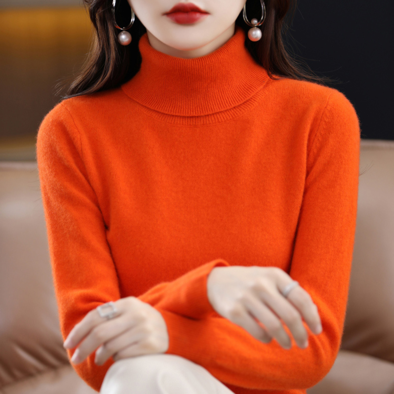 Isabelle's™ | Winter Classic Turtleneck Knit Sweater
