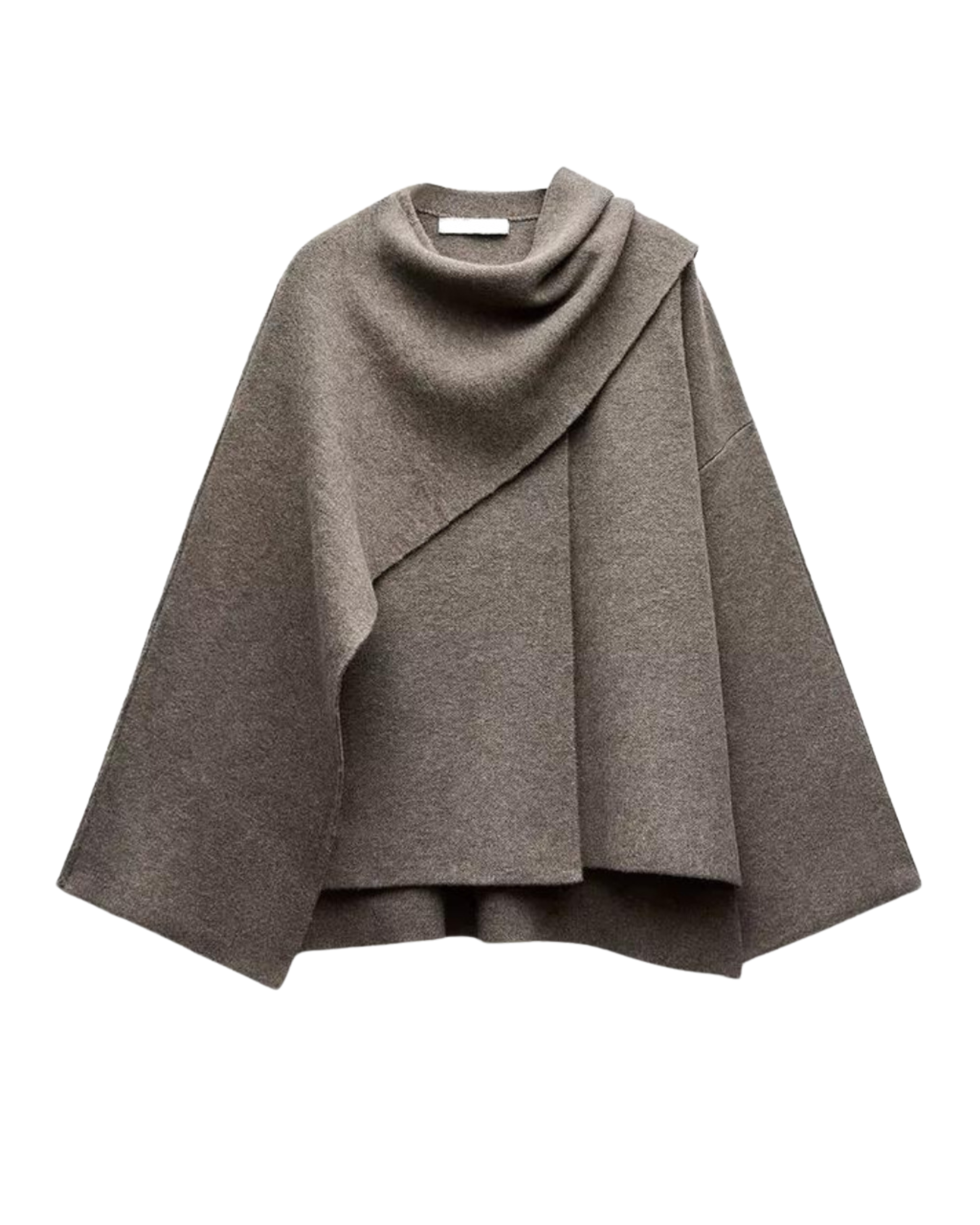 Isabelle's™ | Elegant Draped Cape Coat