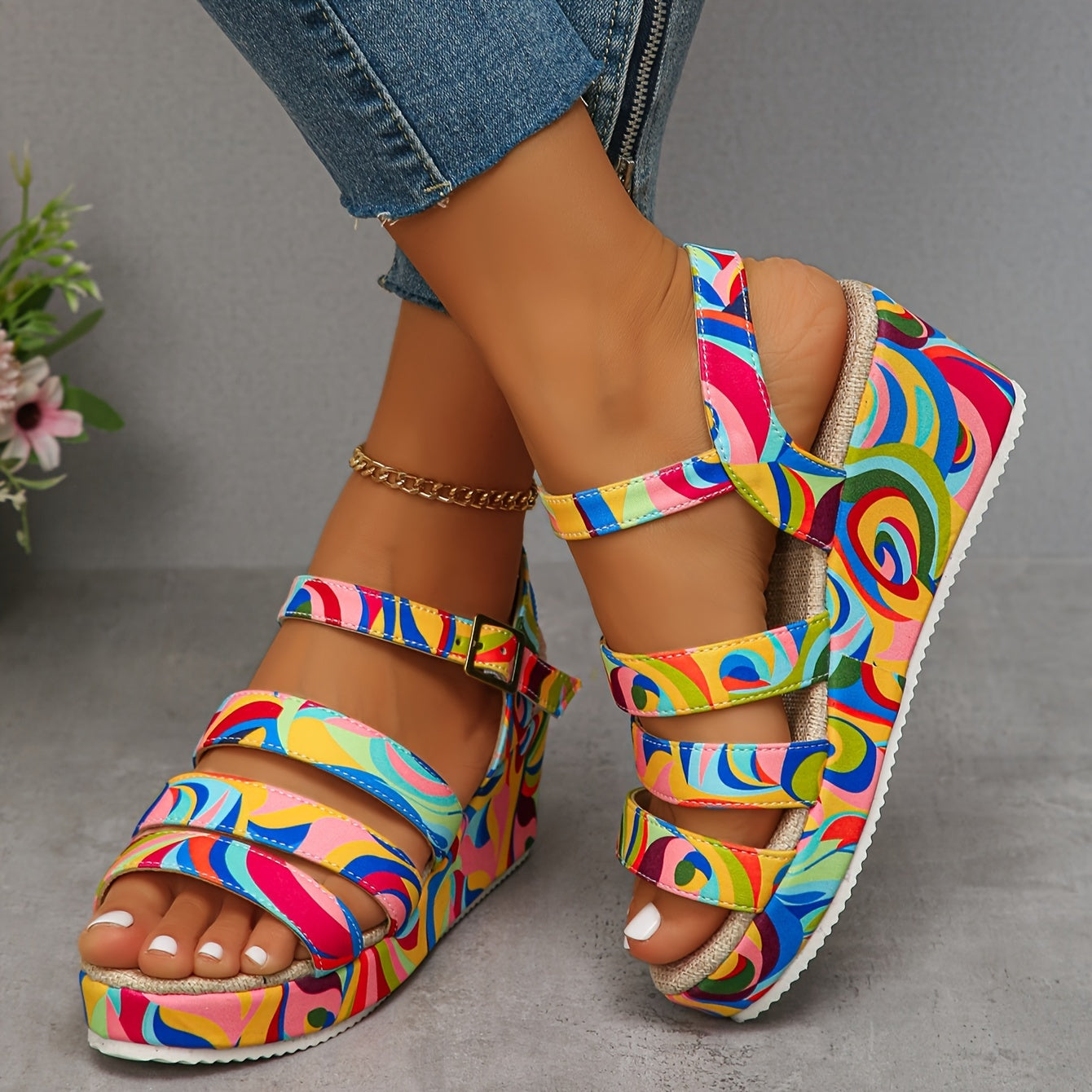 Isabelle's™ | Platform Ankle Strap Sandals