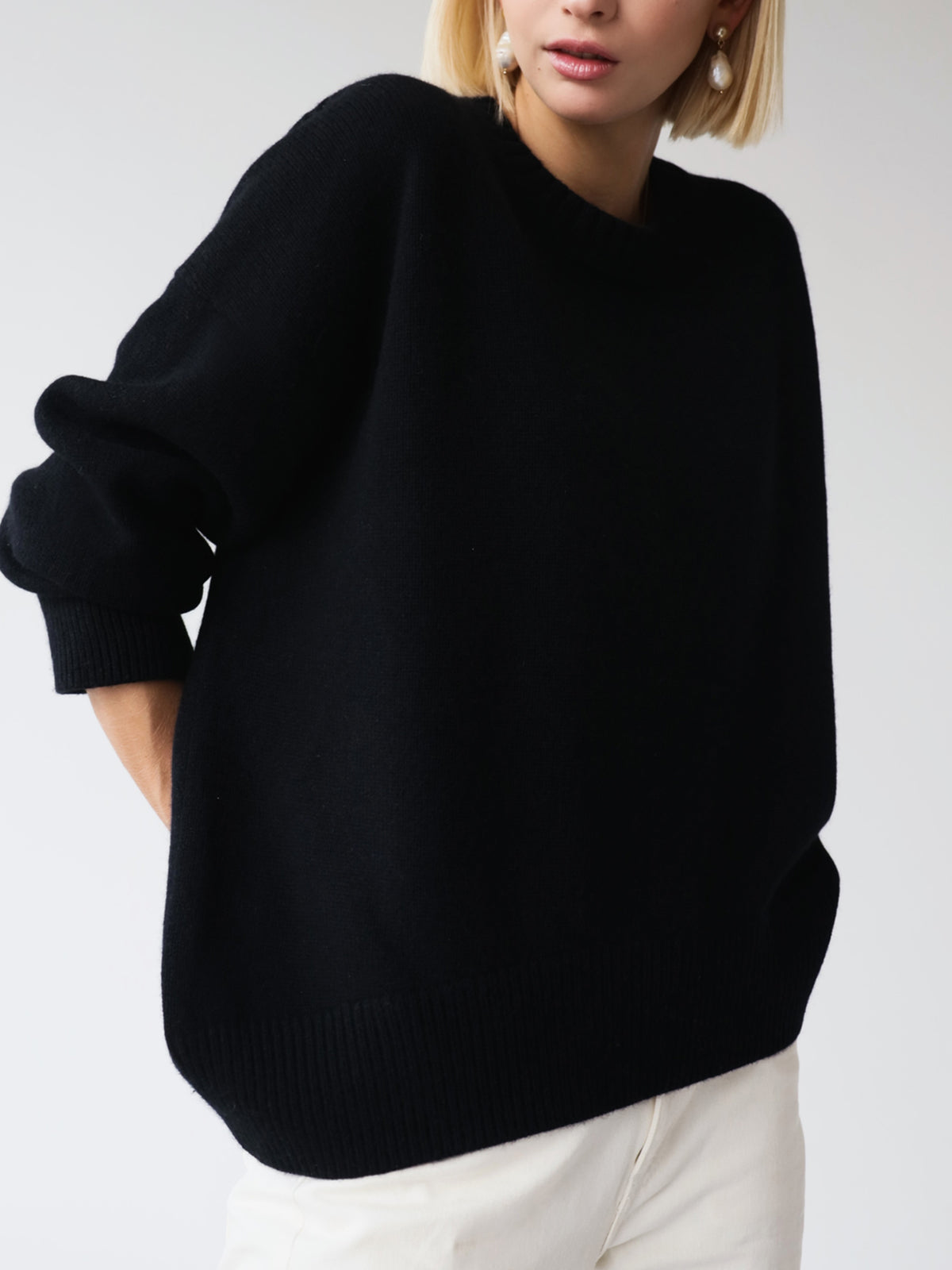 Isabelle's™ | Winter Oversized Knit Pullover Sweater