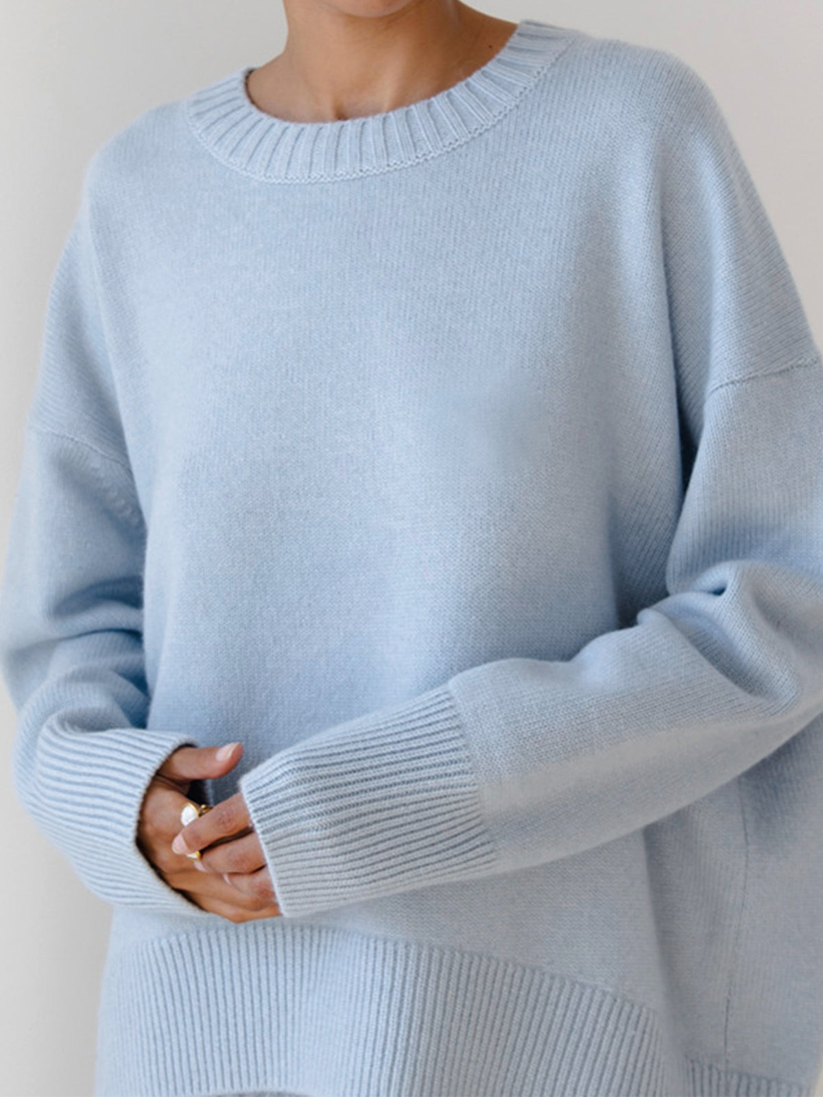 Isabelle's™ | Winter Oversized Knit Pullover Sweater