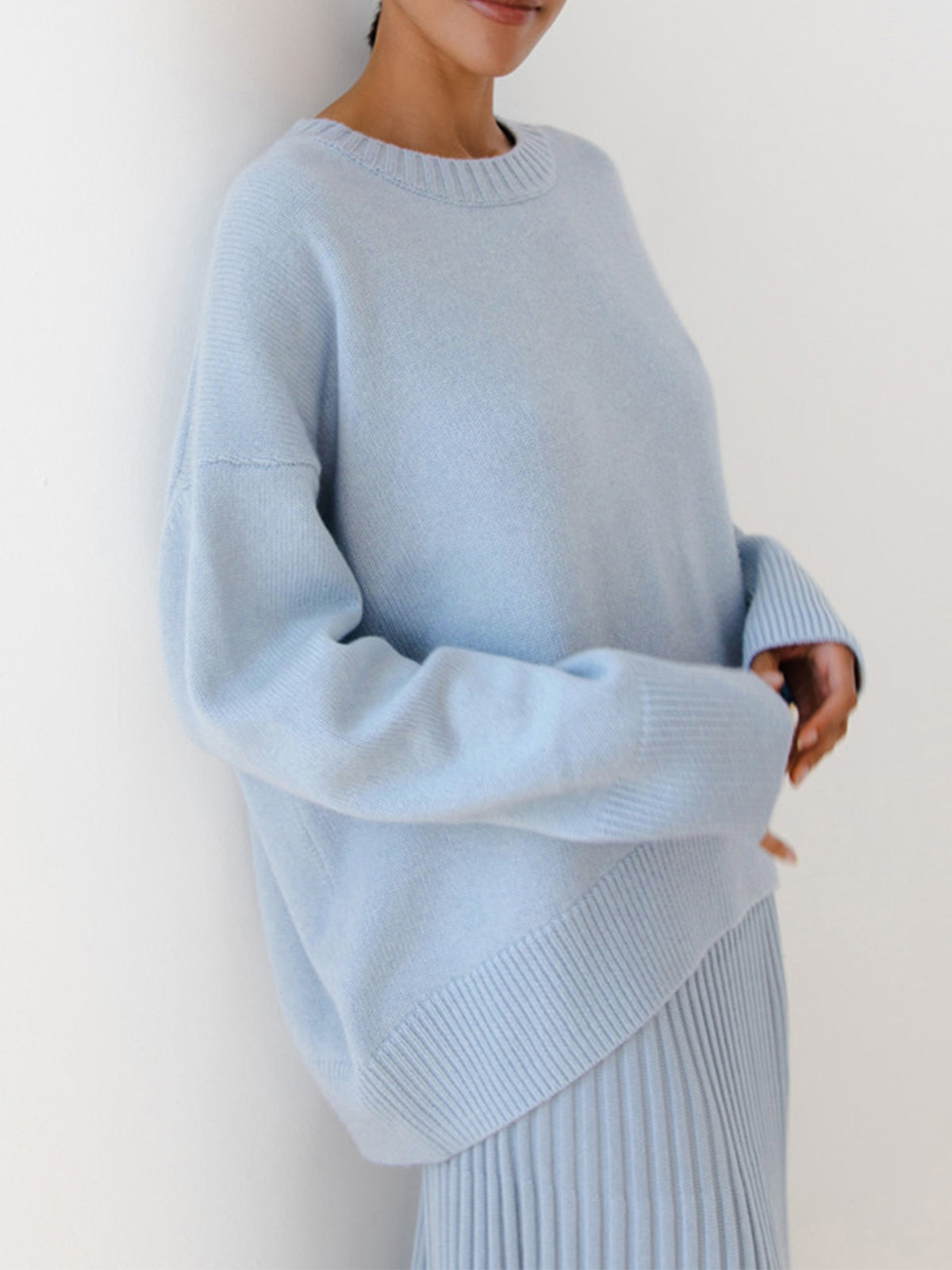 Isabelle's™ | Winter Oversized Knit Pullover Sweater