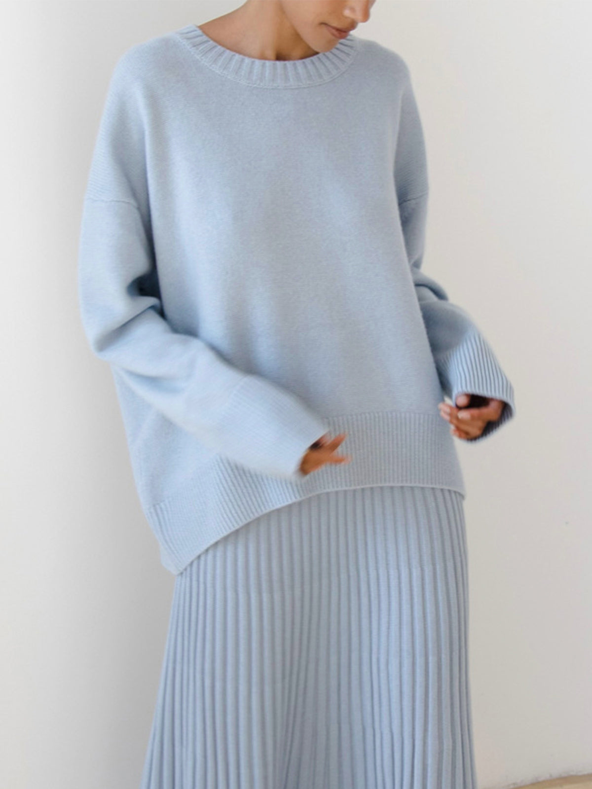 Isabelle's™ | Winter Oversized Knit Pullover Sweater
