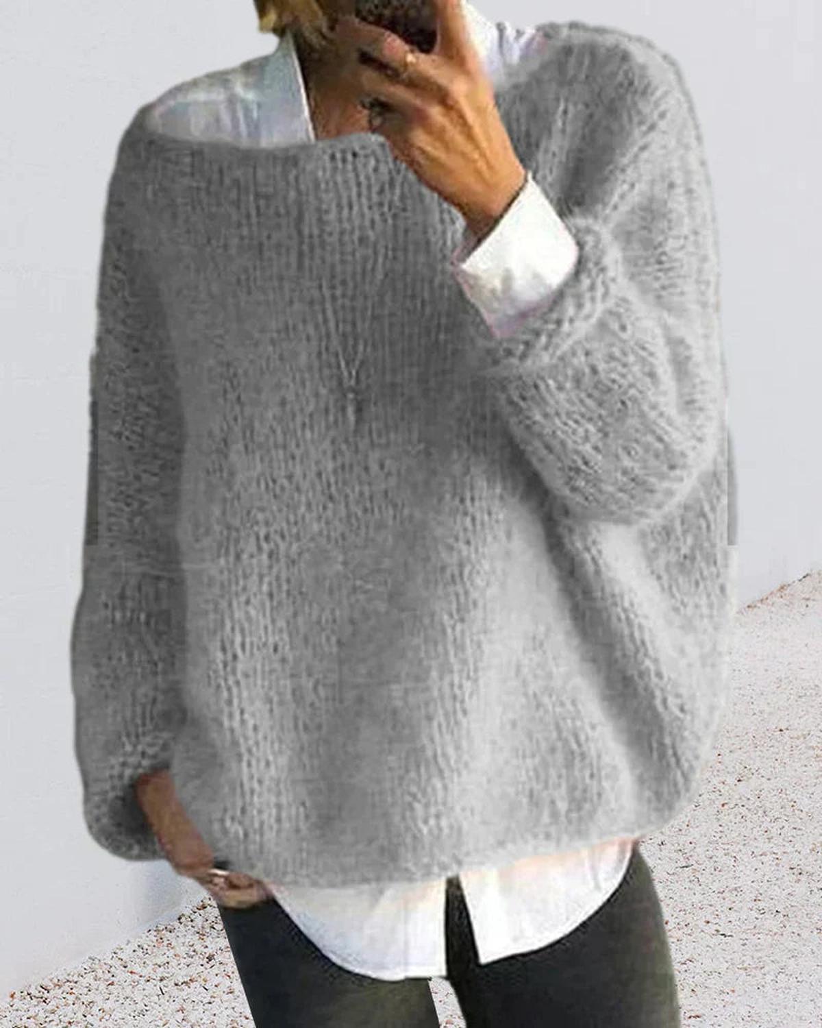 Isabelle's™ | Cozy Long Sleeve Knit Sweater