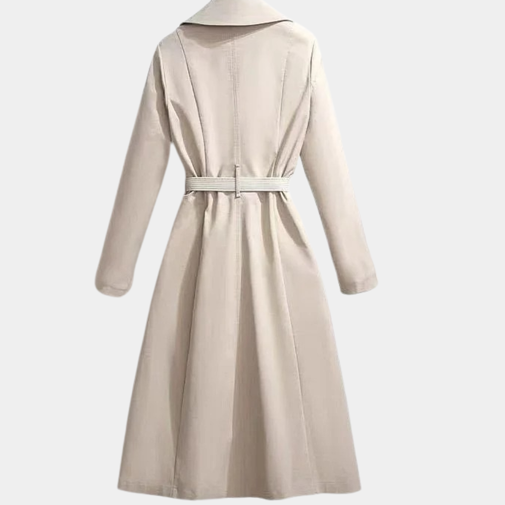 Isabelle's™ | Stylish Double-Breasted Belted Coat