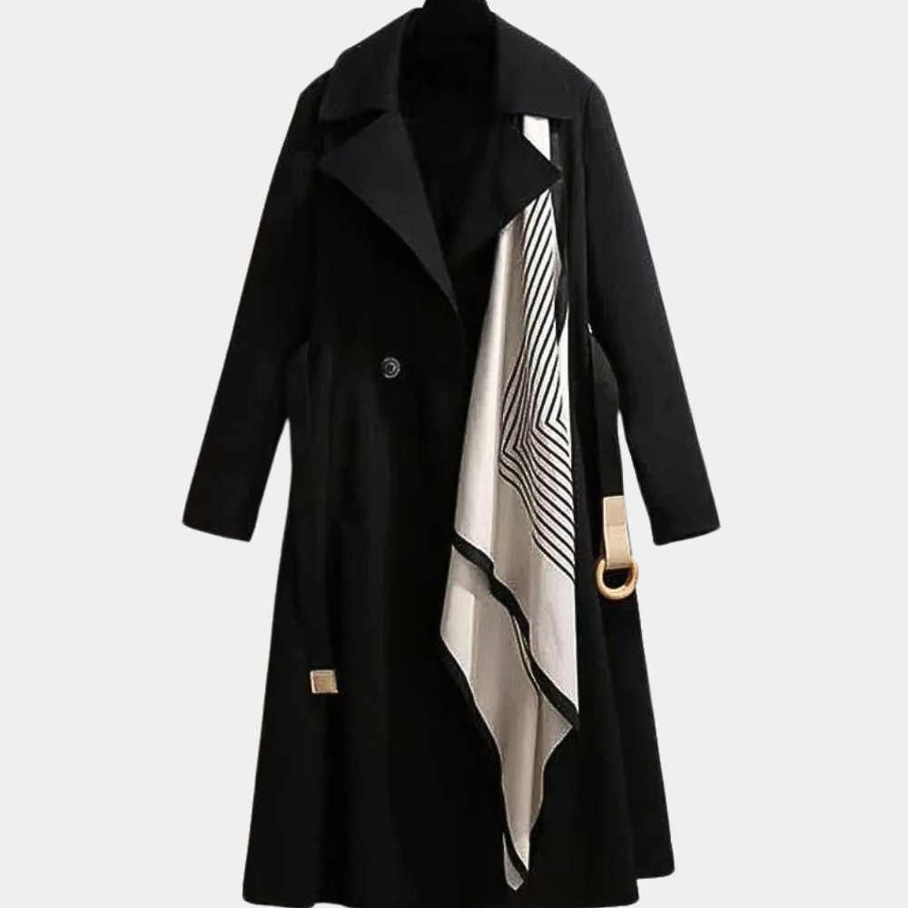 Isabelle's™ | Stylish Double-Breasted Belted Coat