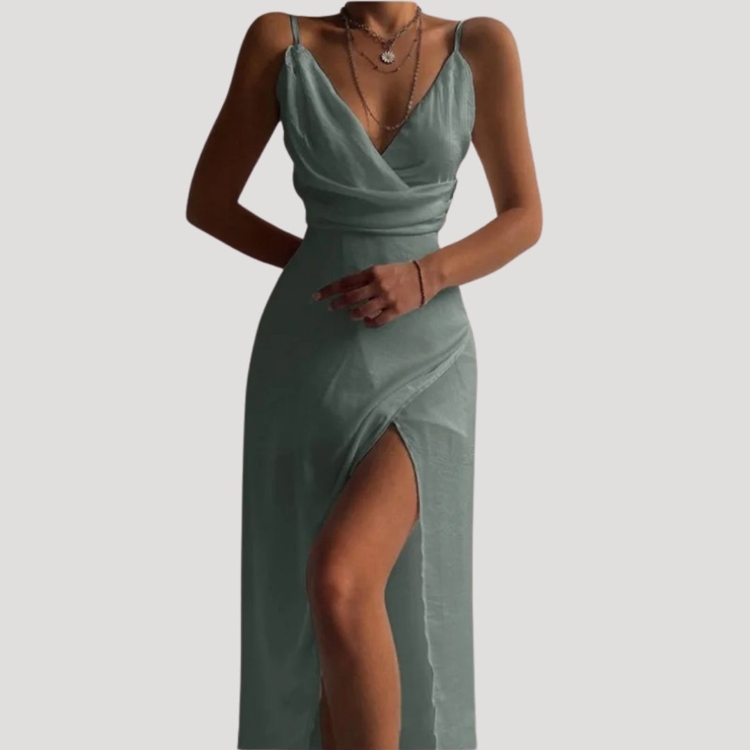 Isabelle's™ | Wedding Guest Slit Maxi Dress