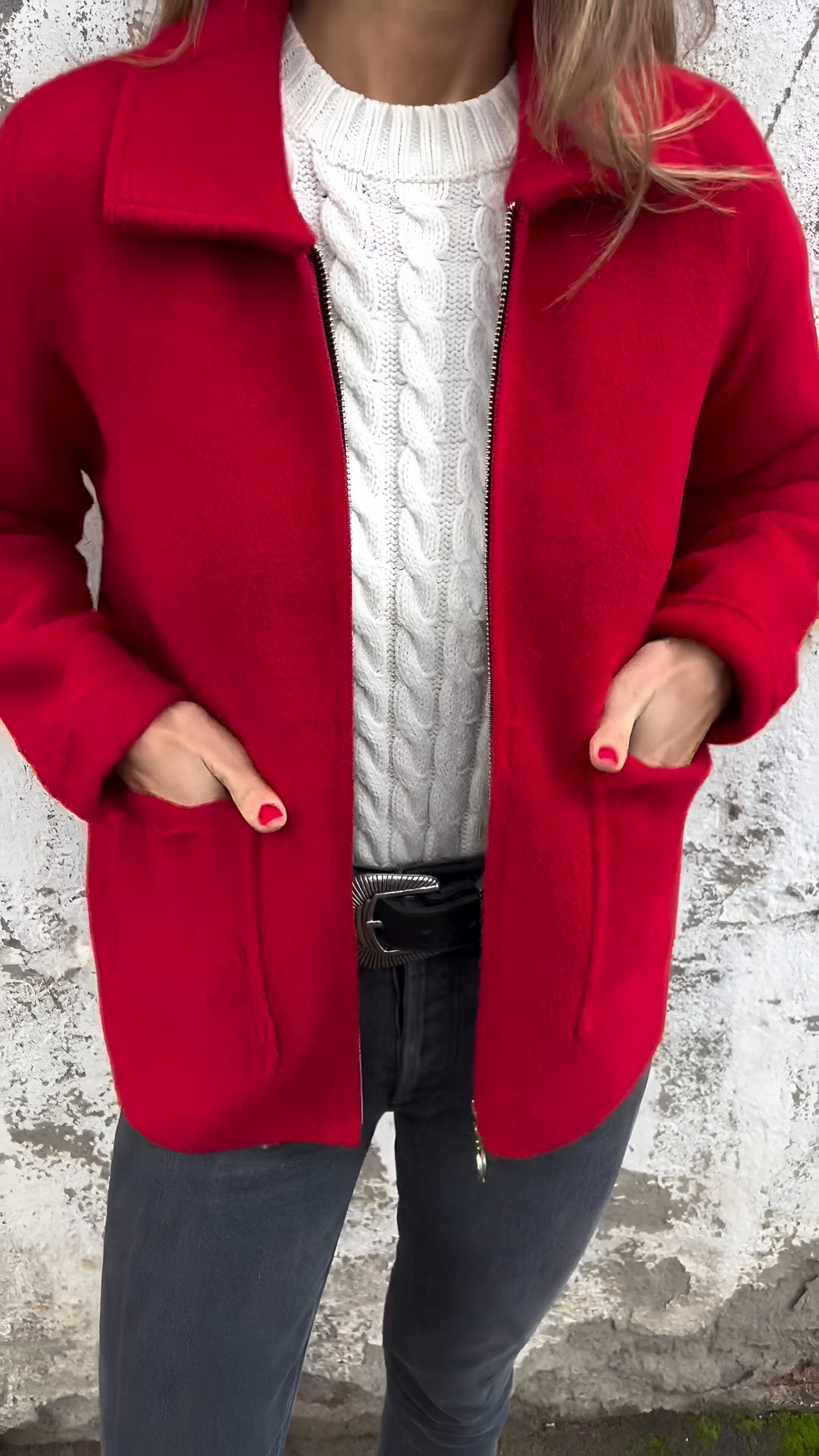 Isabelle's™ | Stylish Lapel Zipper Jacket