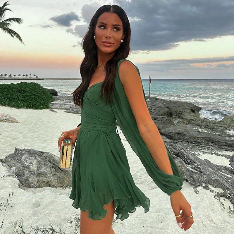 Isabelle's™ | Women Long Sleeve Mini Dress