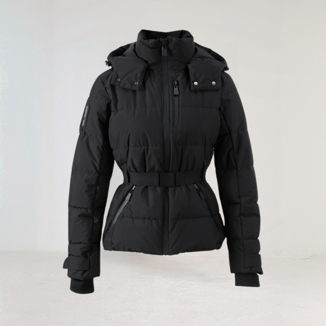 Isabelle's™ | Premium Insulated Black Ski Jacket