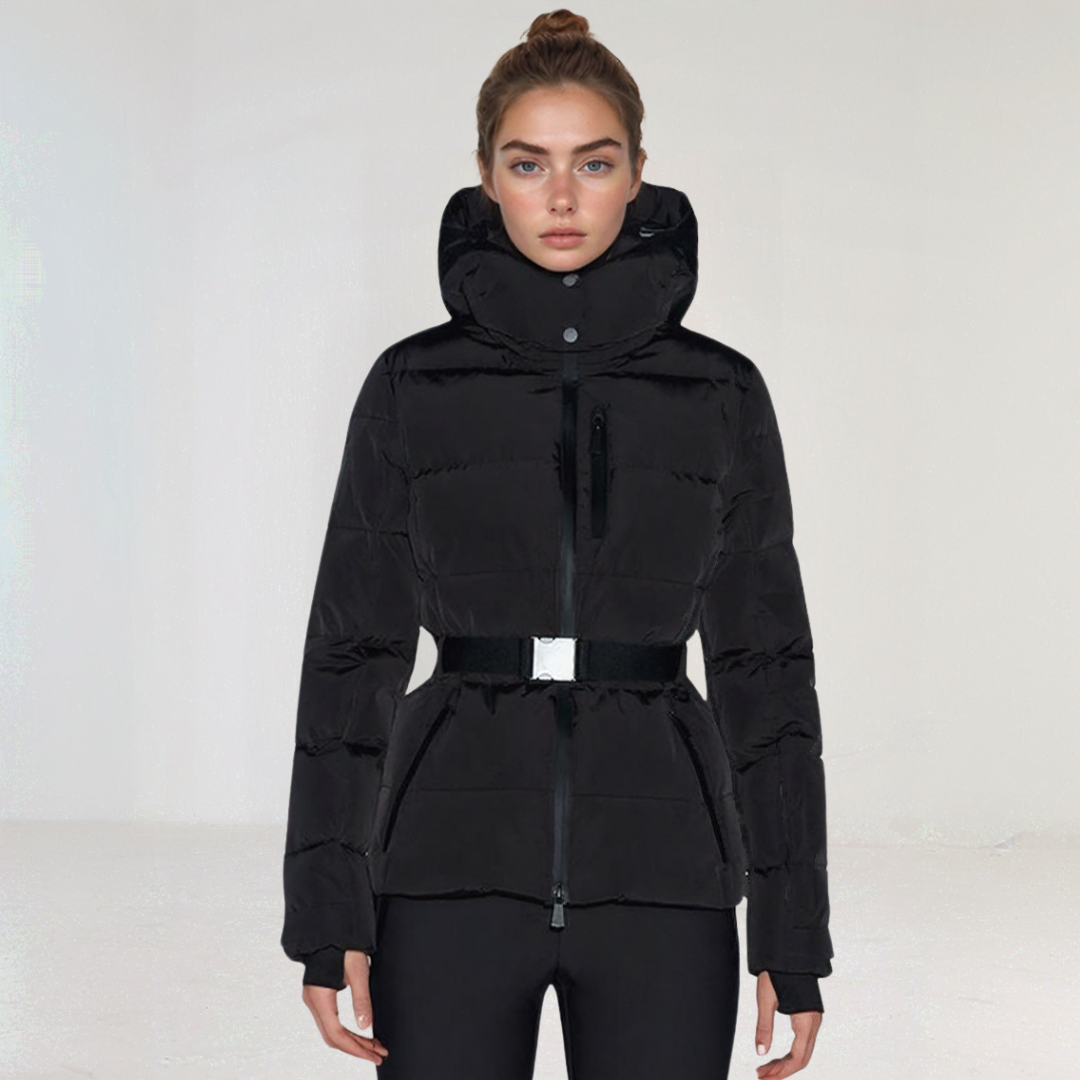 Isabelle's™ | Premium Insulated Black Ski Jacket