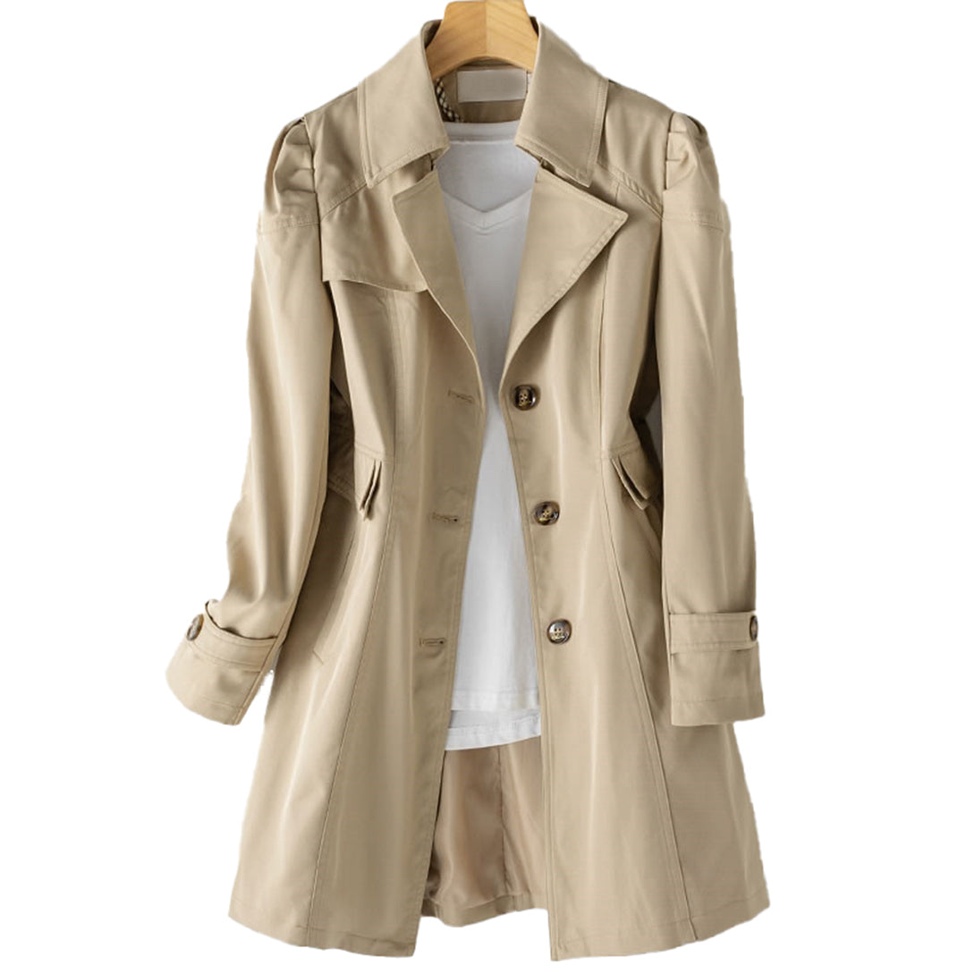 Isabelle's™ | Classic Double-Breasted Trench Coat