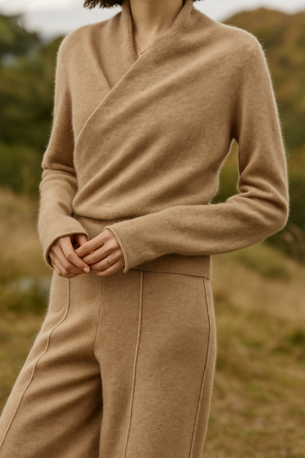 Isabelle's™ | Elegant Wrap Crossover Chic Sweater
