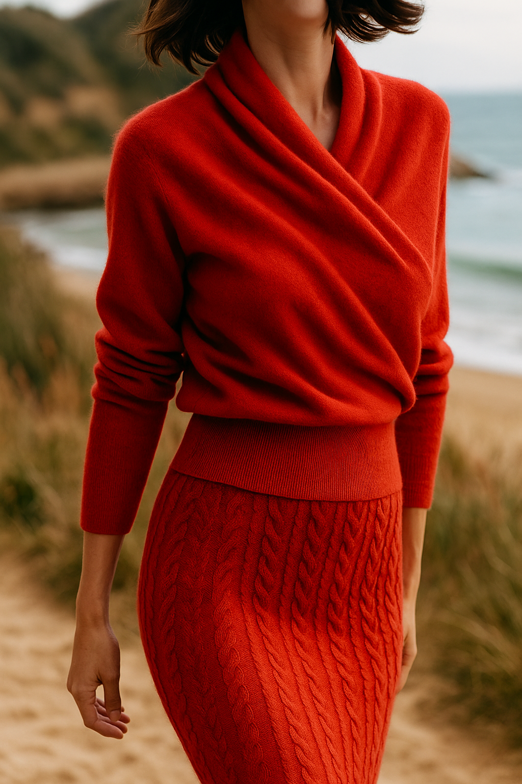 Isabelle's™ | Elegant Wrap Crossover Chic Sweater