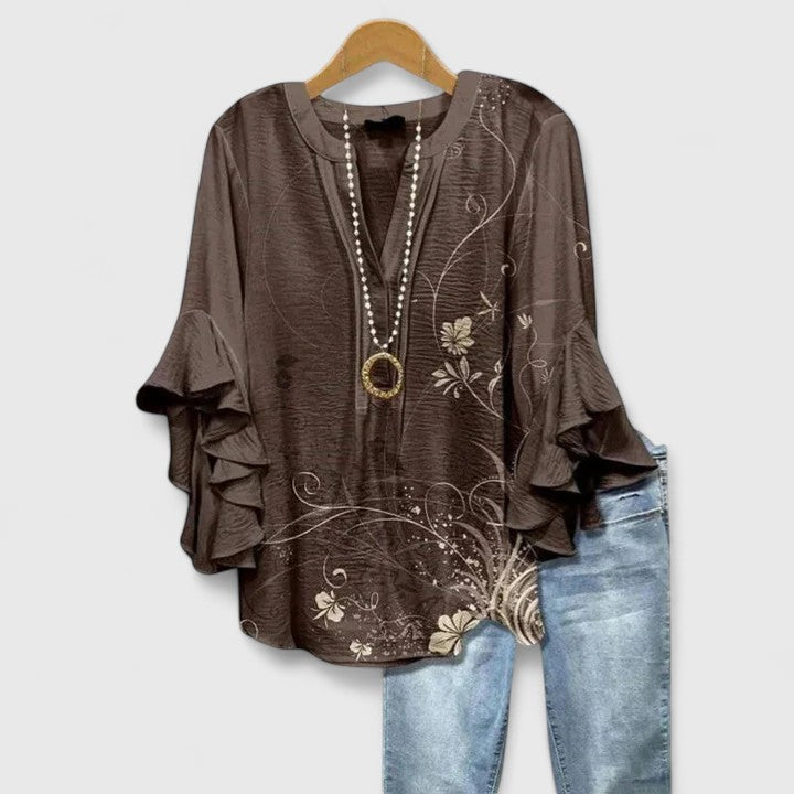 Isabelle's™ | Ruffle Sleeve Blouse