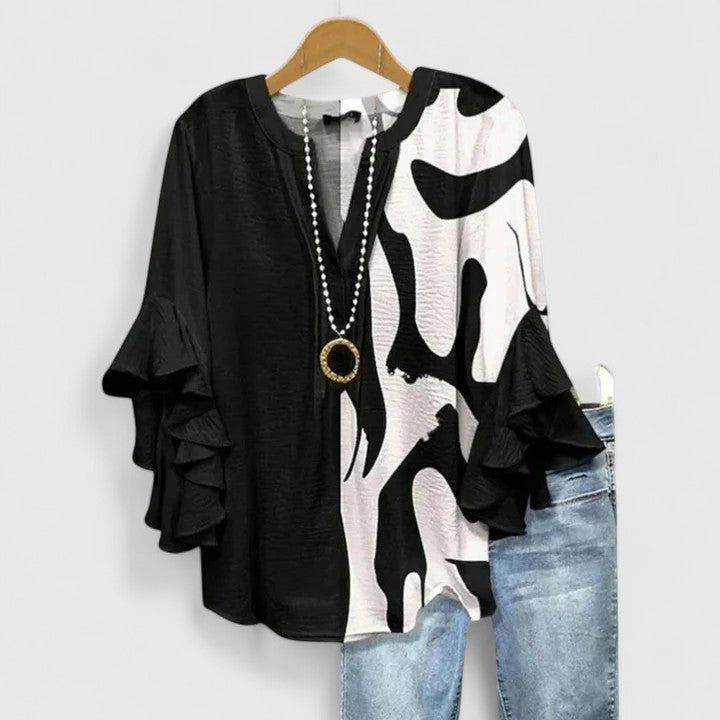 Isabelle's™ | Ruffle Sleeve Blouse