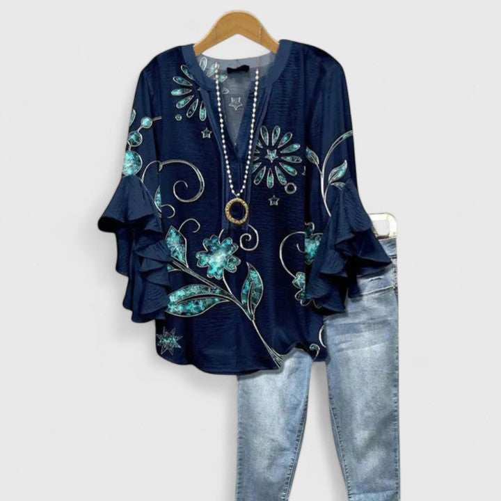 Isabelle's™ | Ruffle Sleeve Blouse