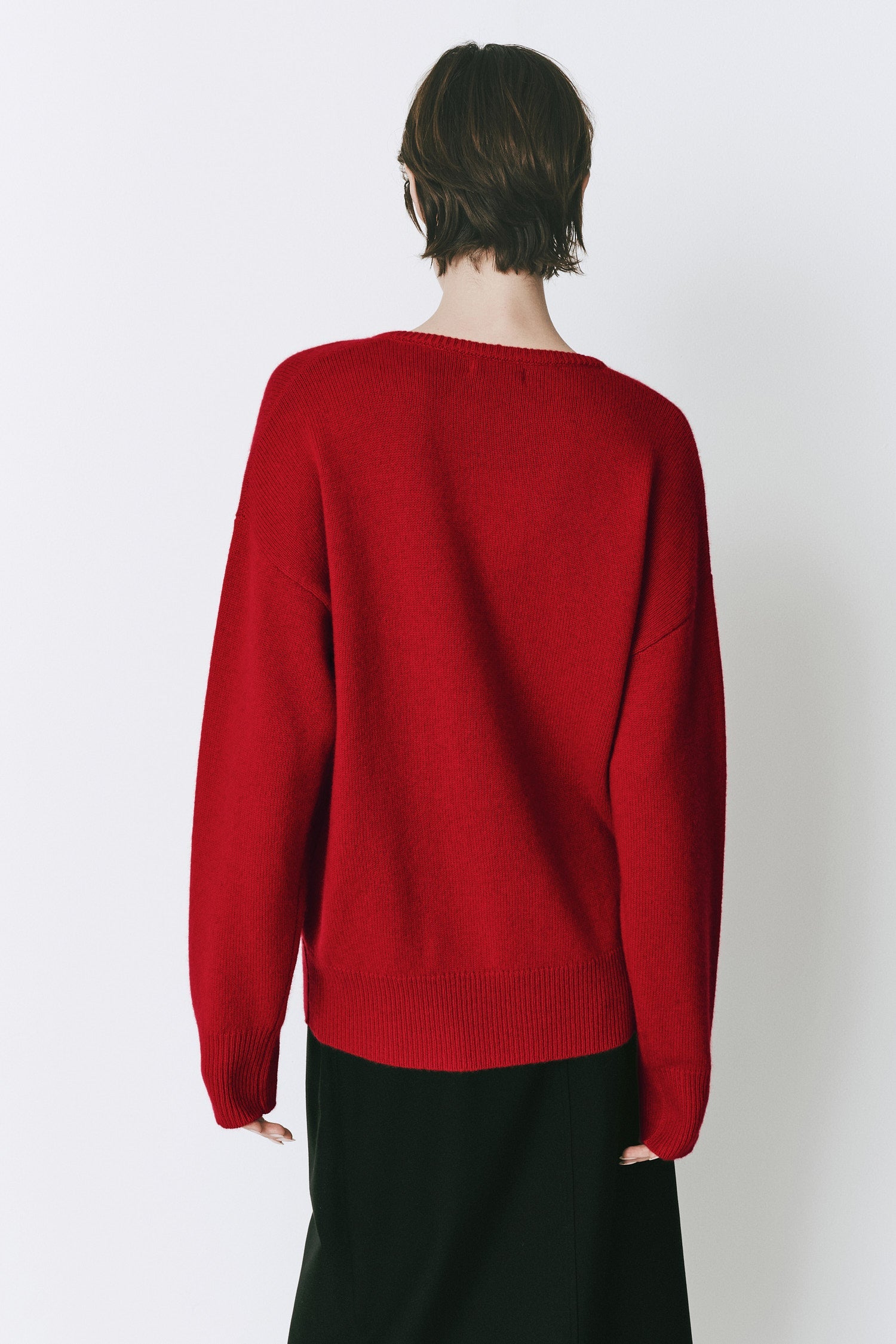 Coquelicot V Neck Sweater