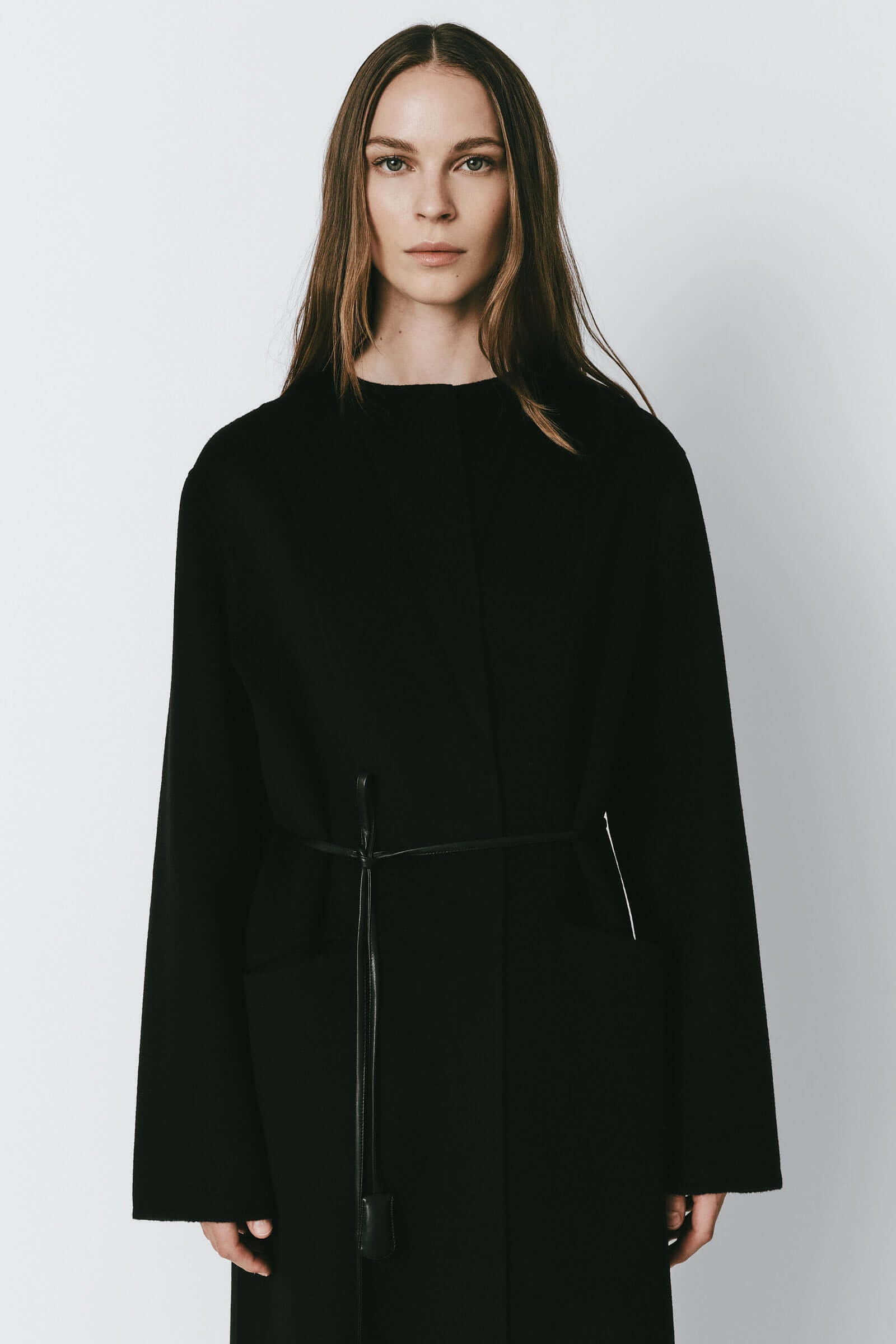 Mathé Belted Double-Faced Coat