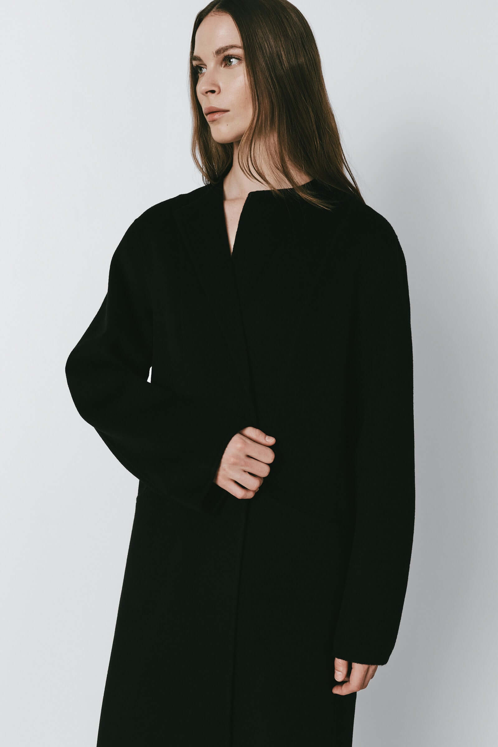 Mathé Belted Double-Faced Coat