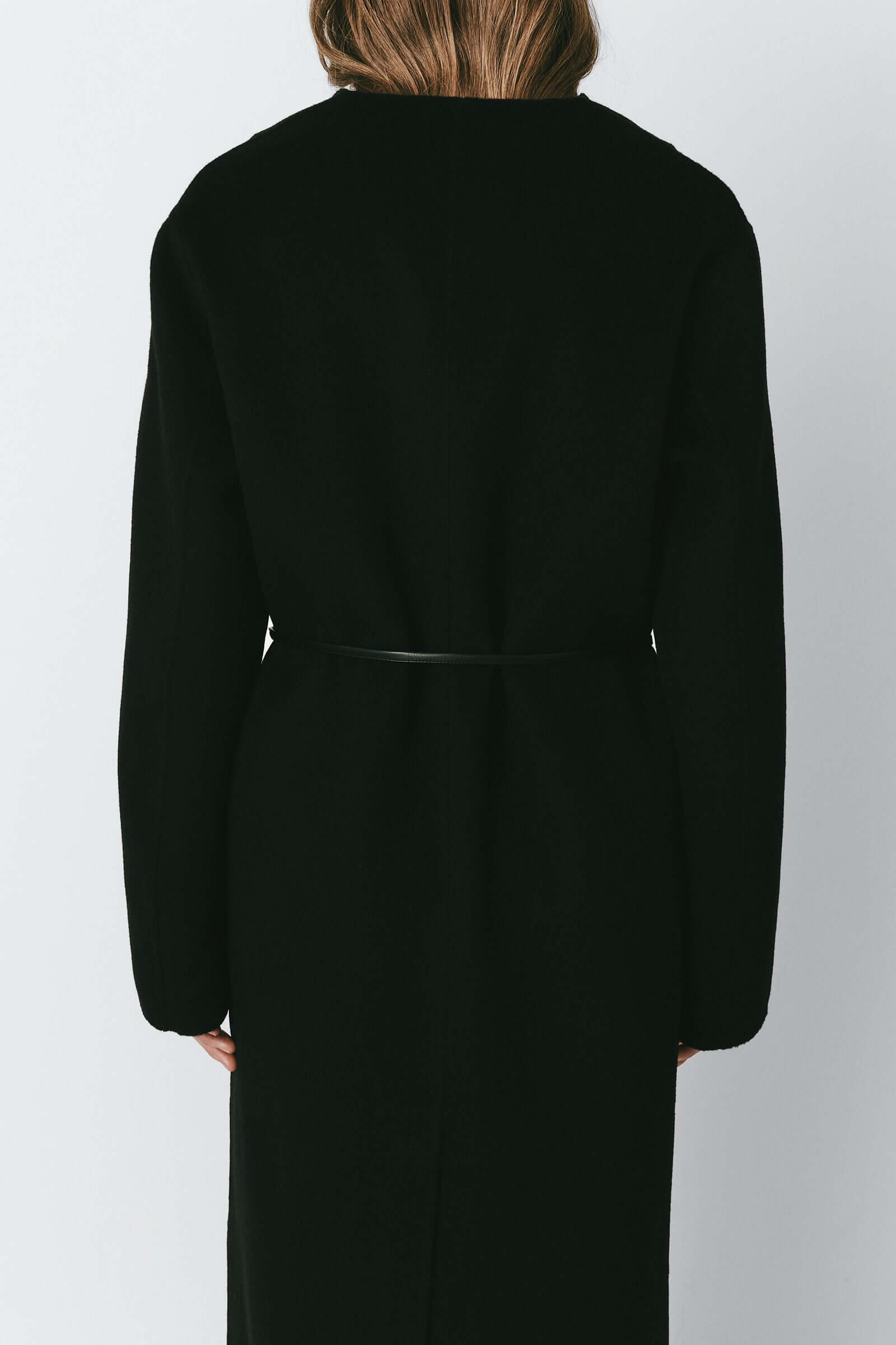 Mathé Belted Double-Faced Coat