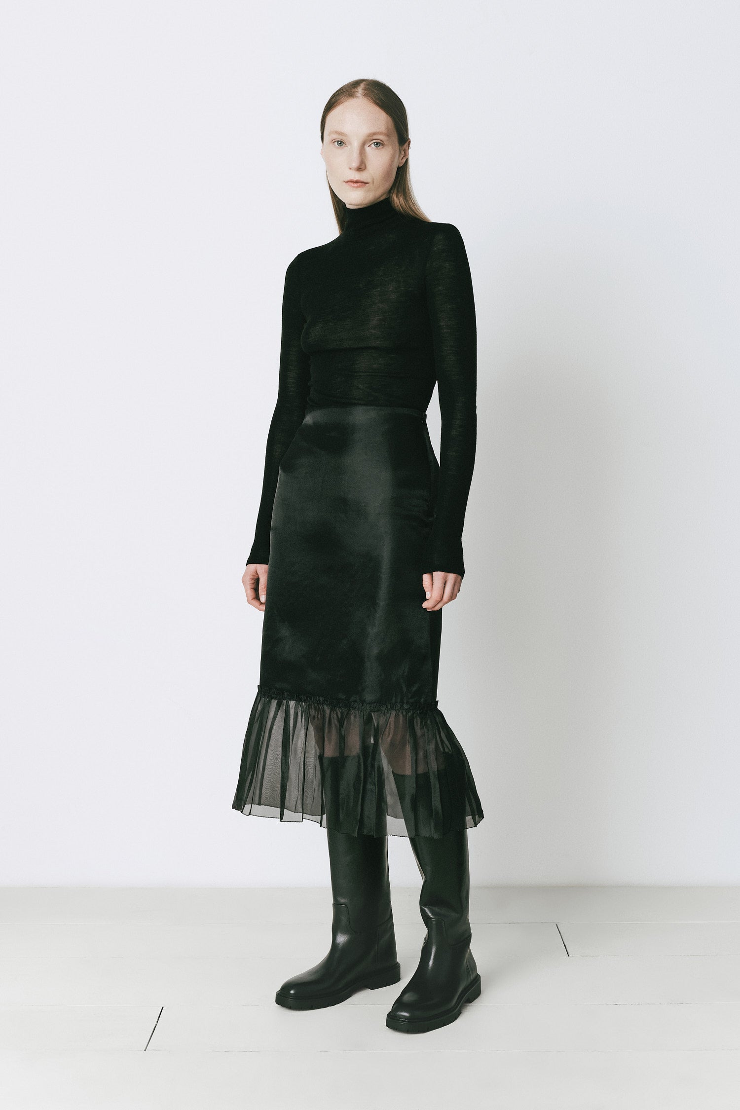 Moulin Organza Peplum Skirt
