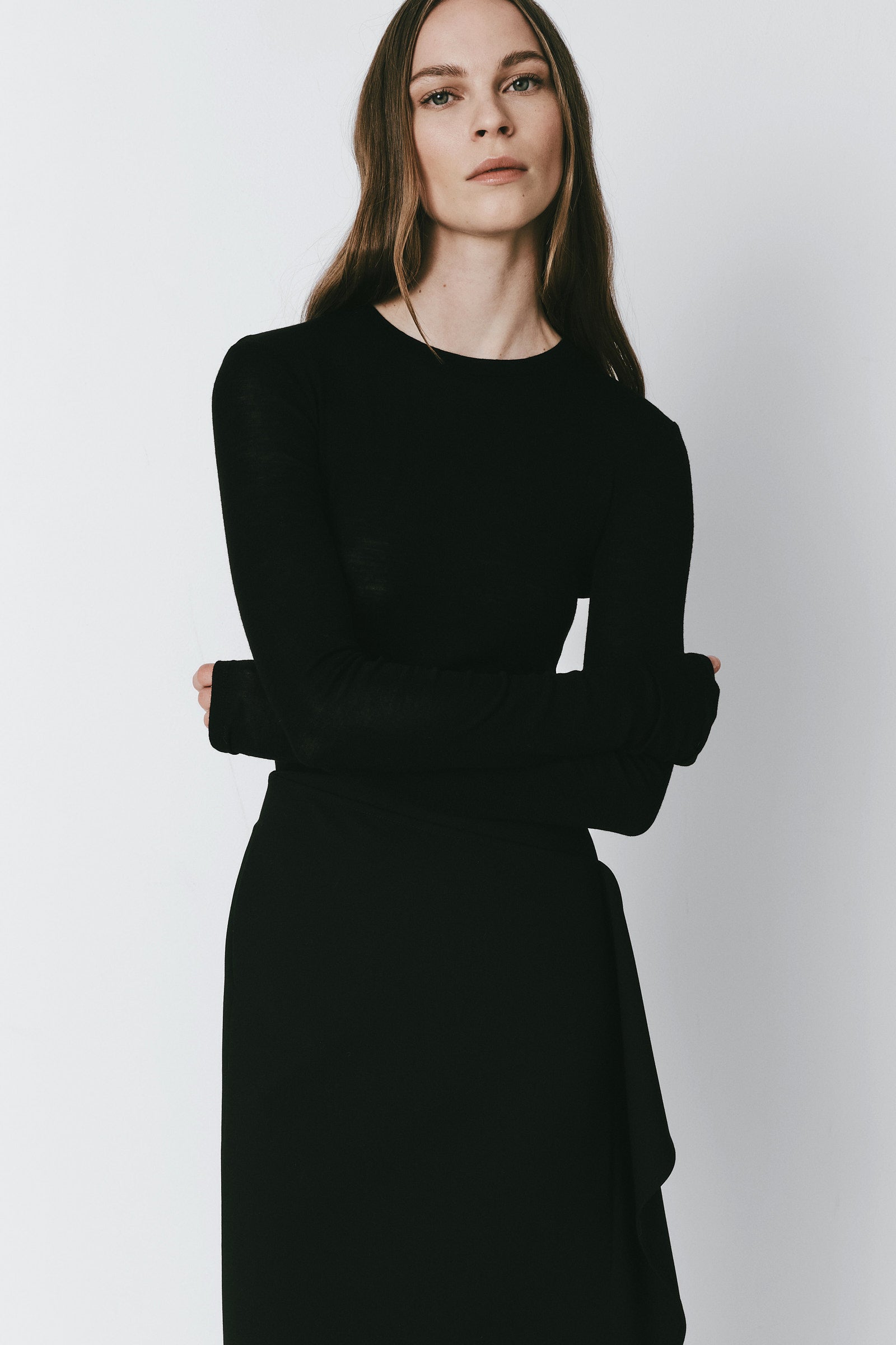 Oudine Sheer Wool Top