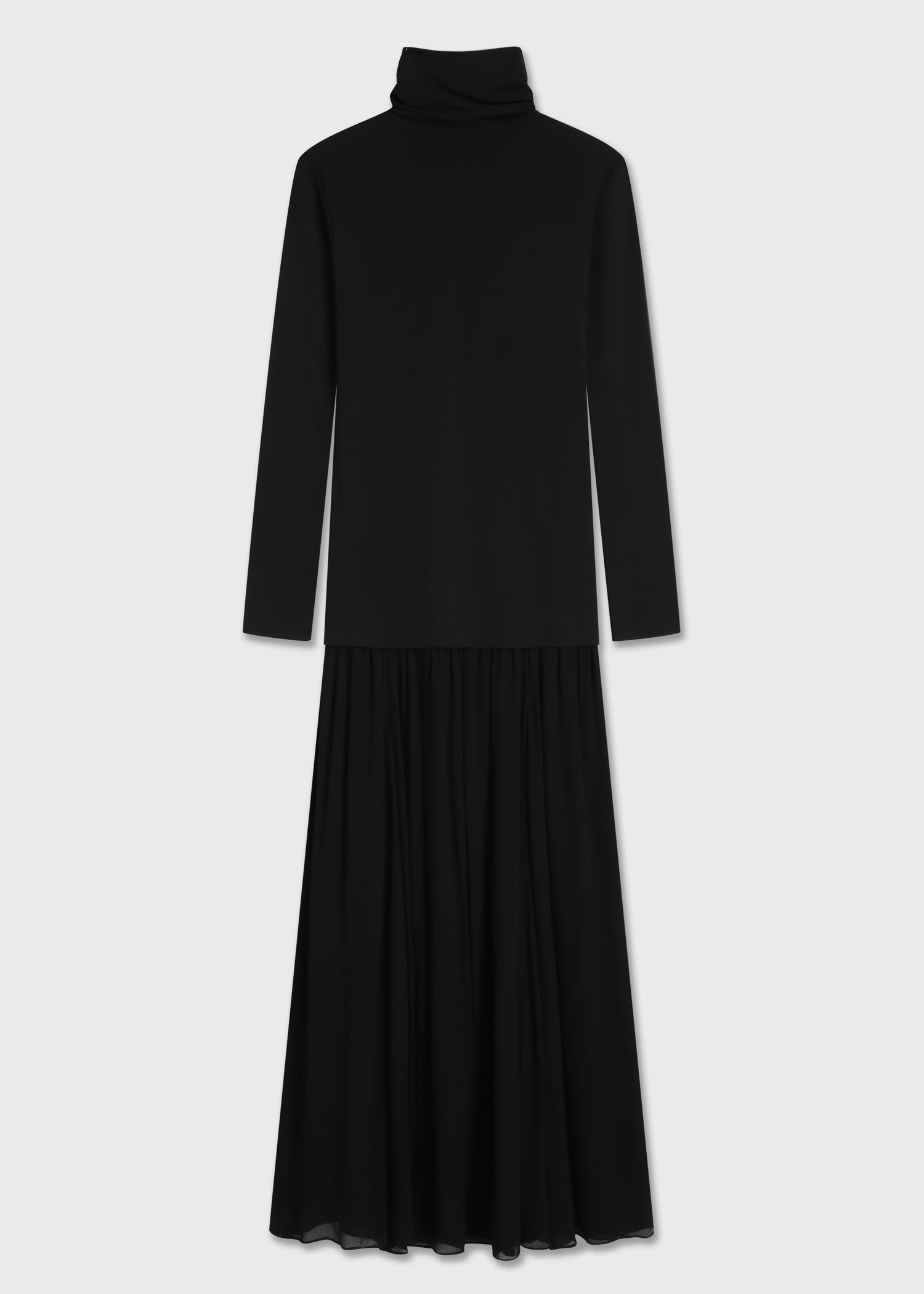 Solène Turtleneck Maxi Dress