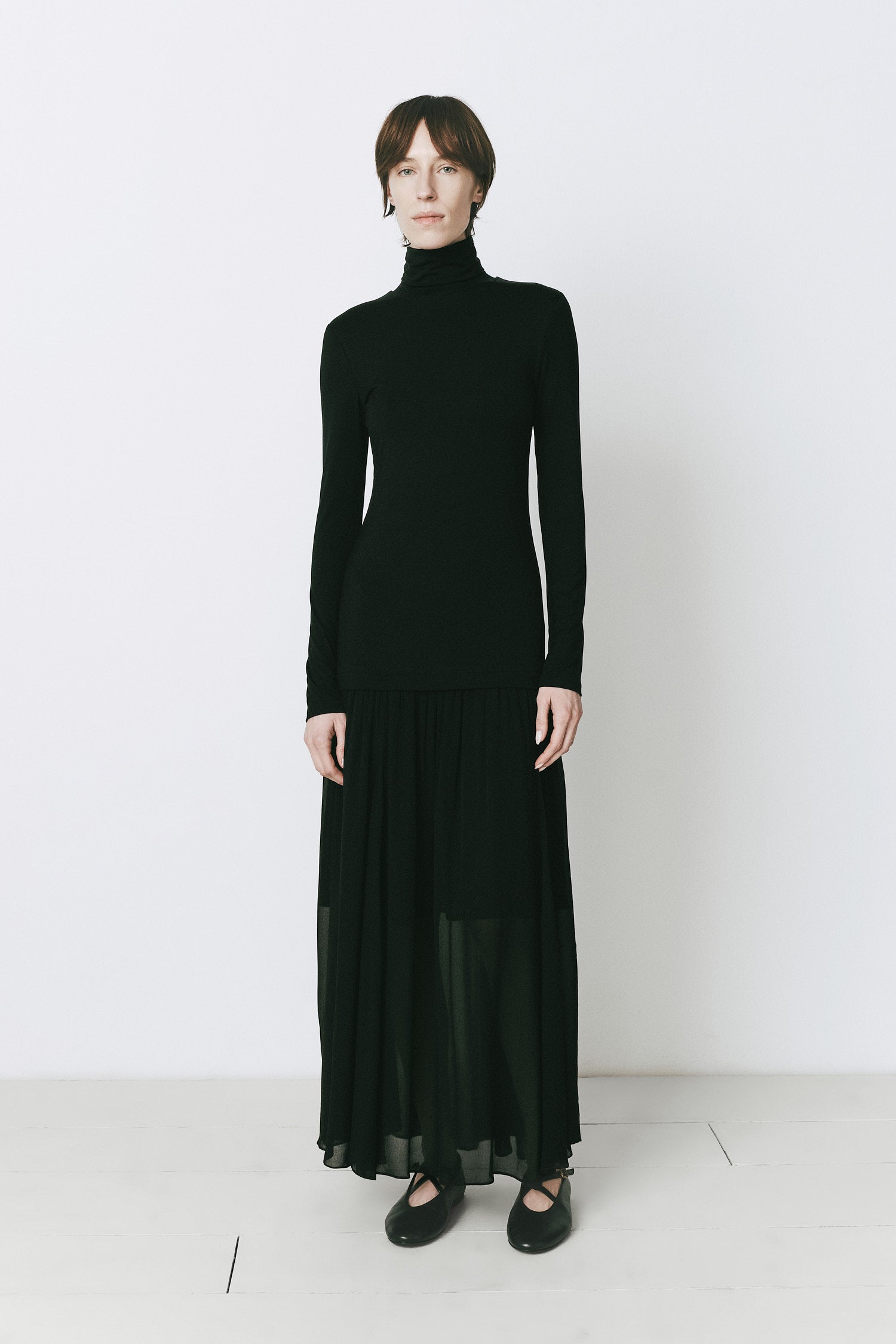 Solène Turtleneck Maxi Dress