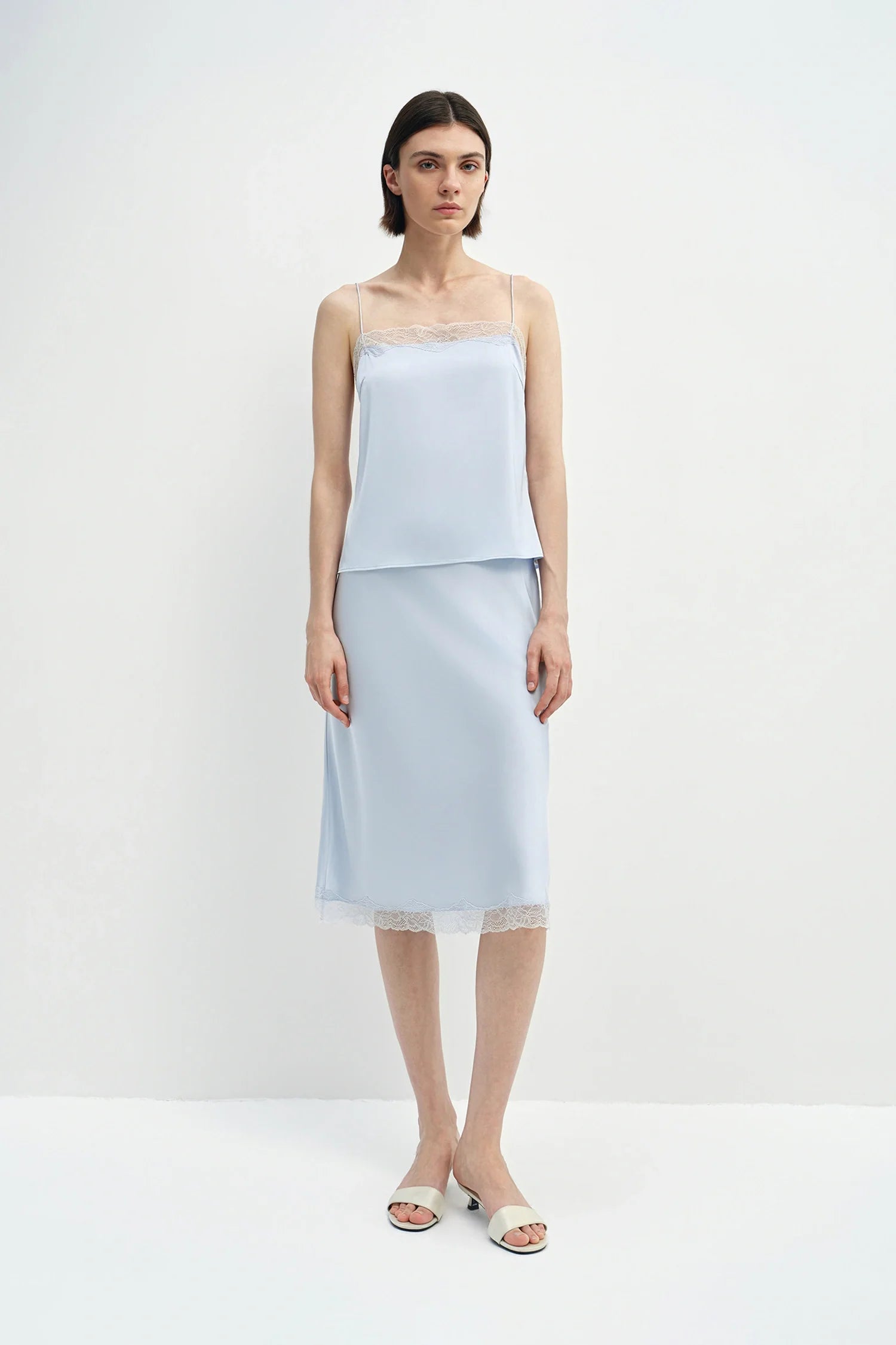 Alva Lace Hem Skirt