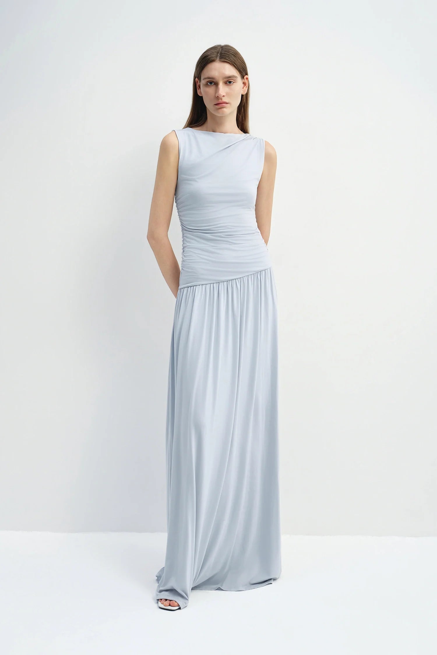 Vioness Draped Jersey Dress