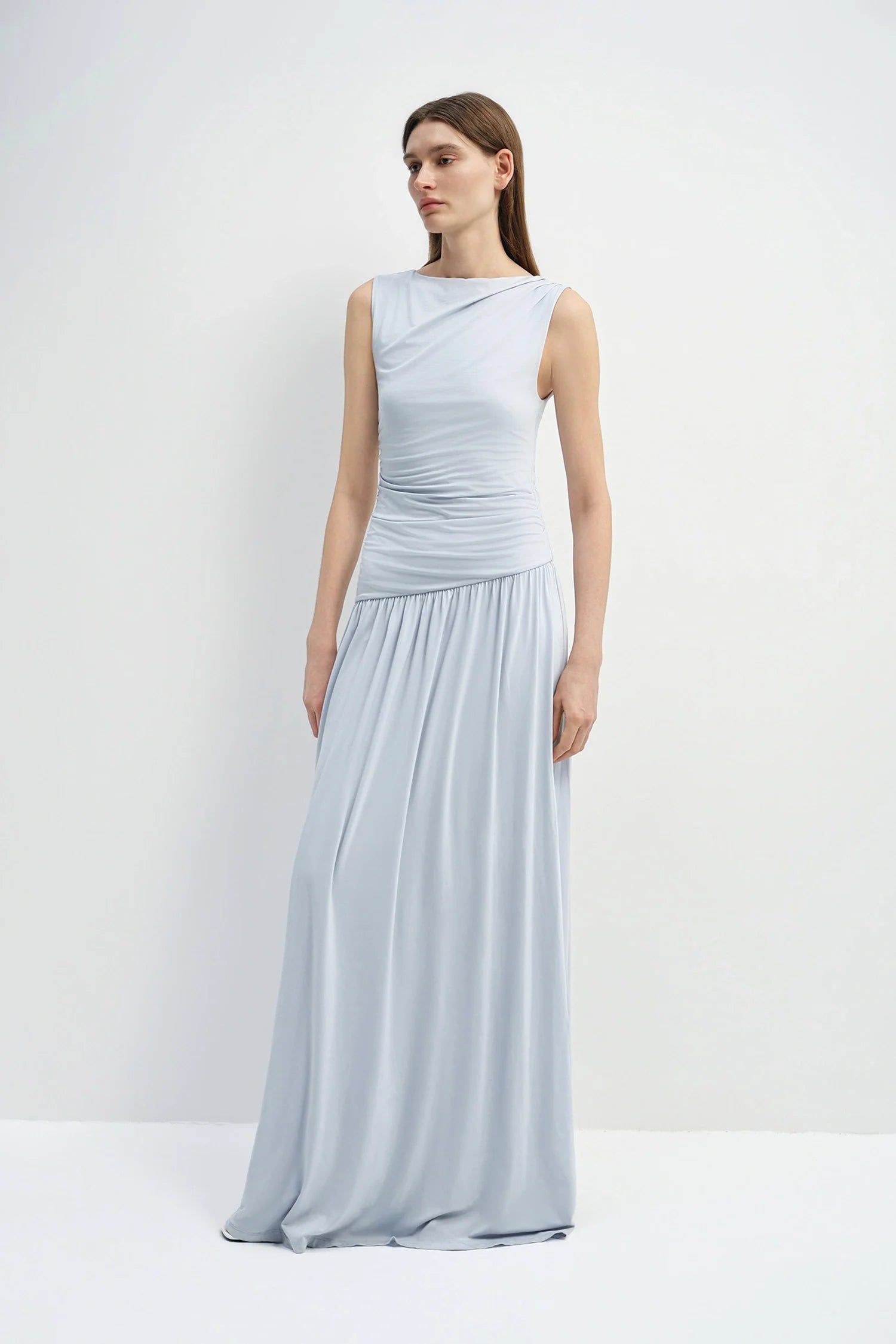 Vioness Draped Jersey Dress
