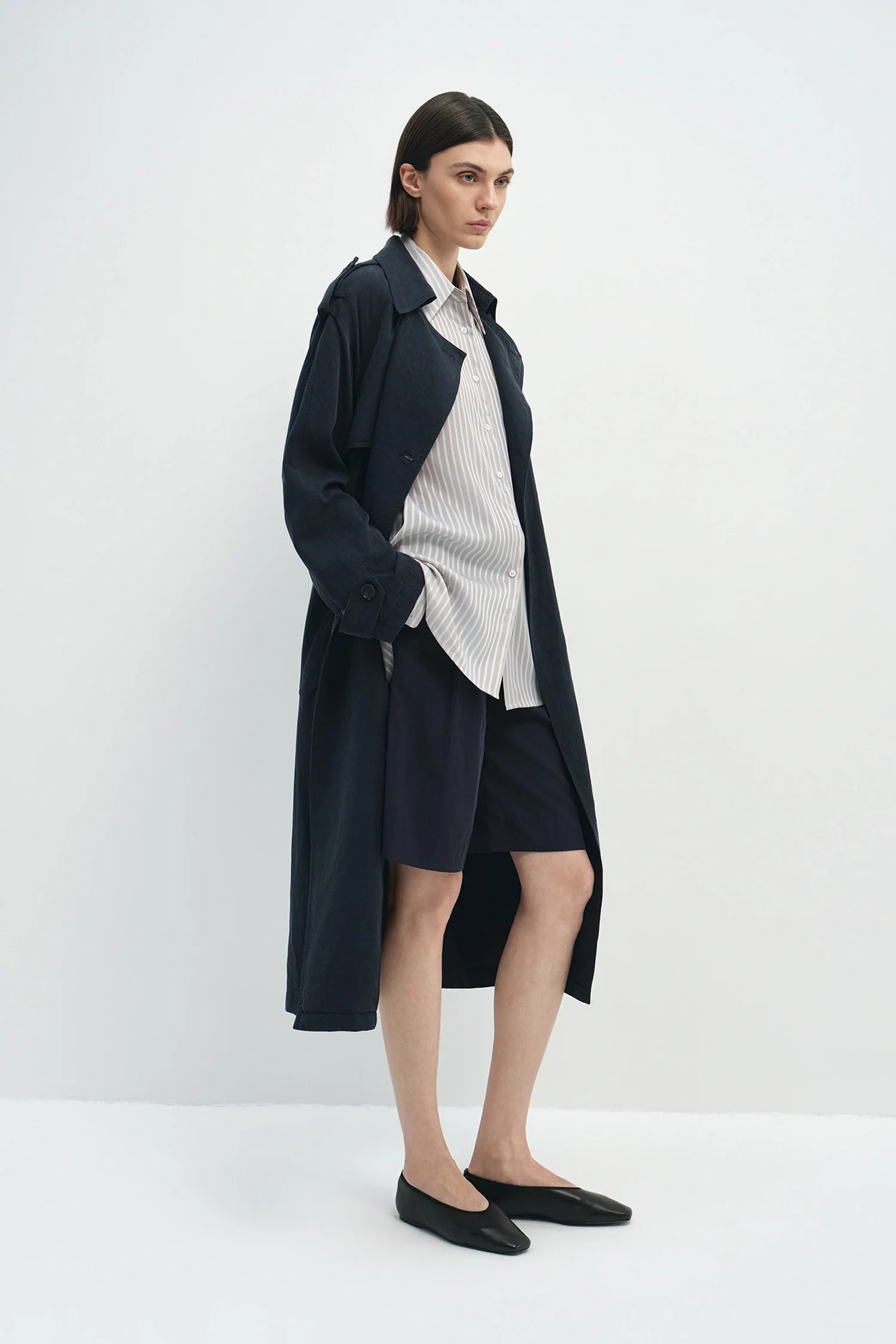 Elva Belted Trench Coat