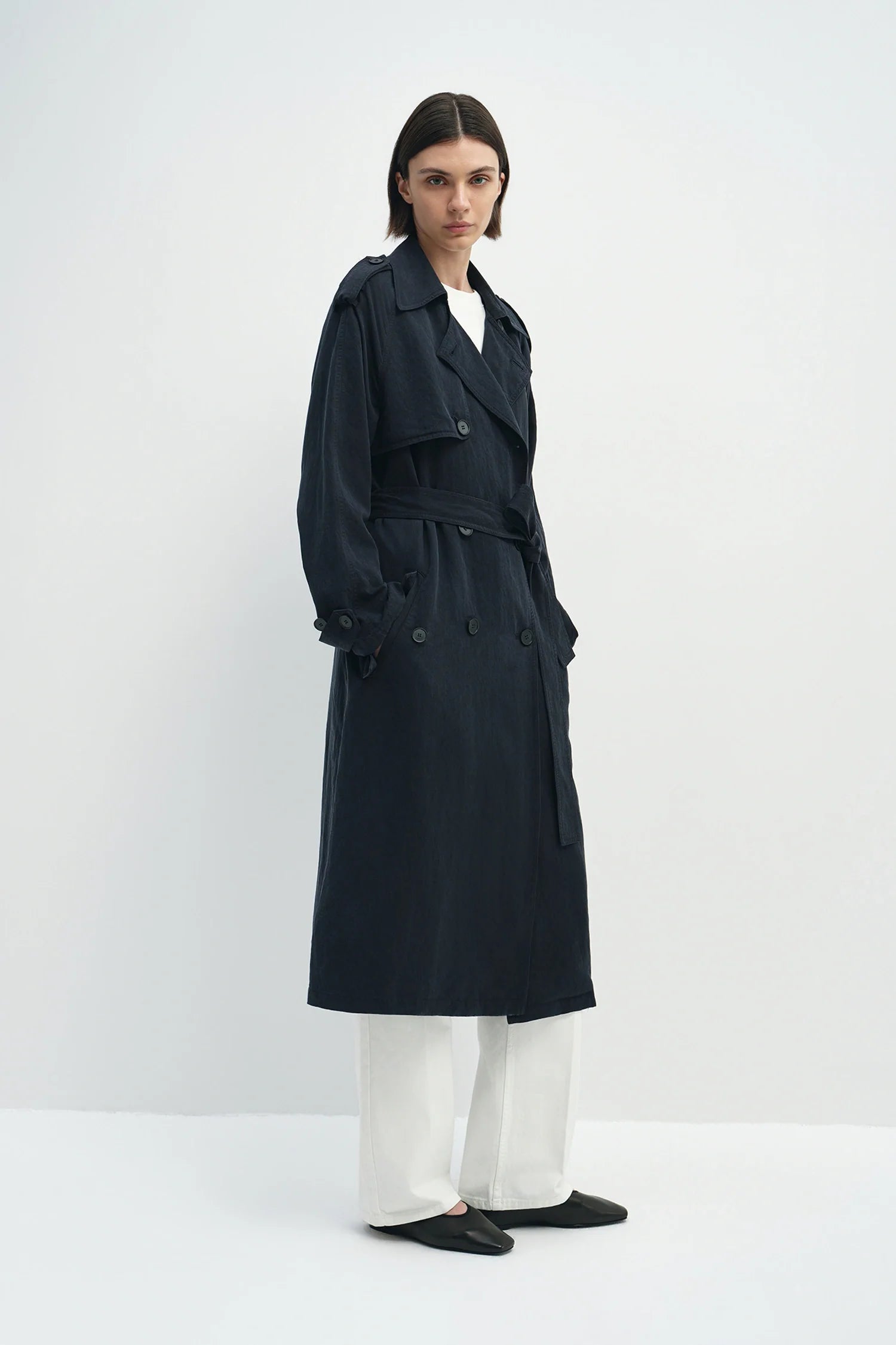 Elva Belted Trench Coat