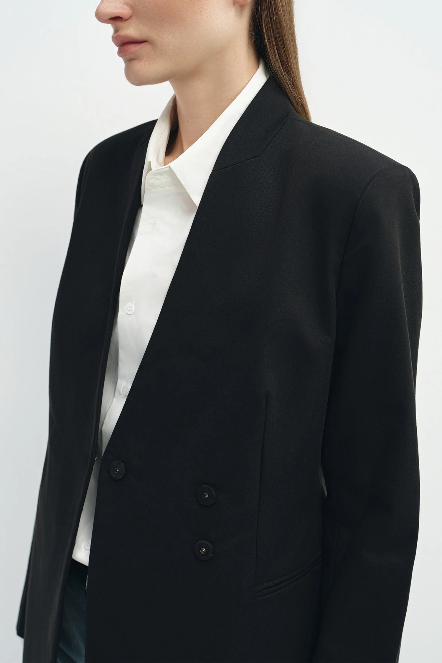 Miray Collarless Blazer