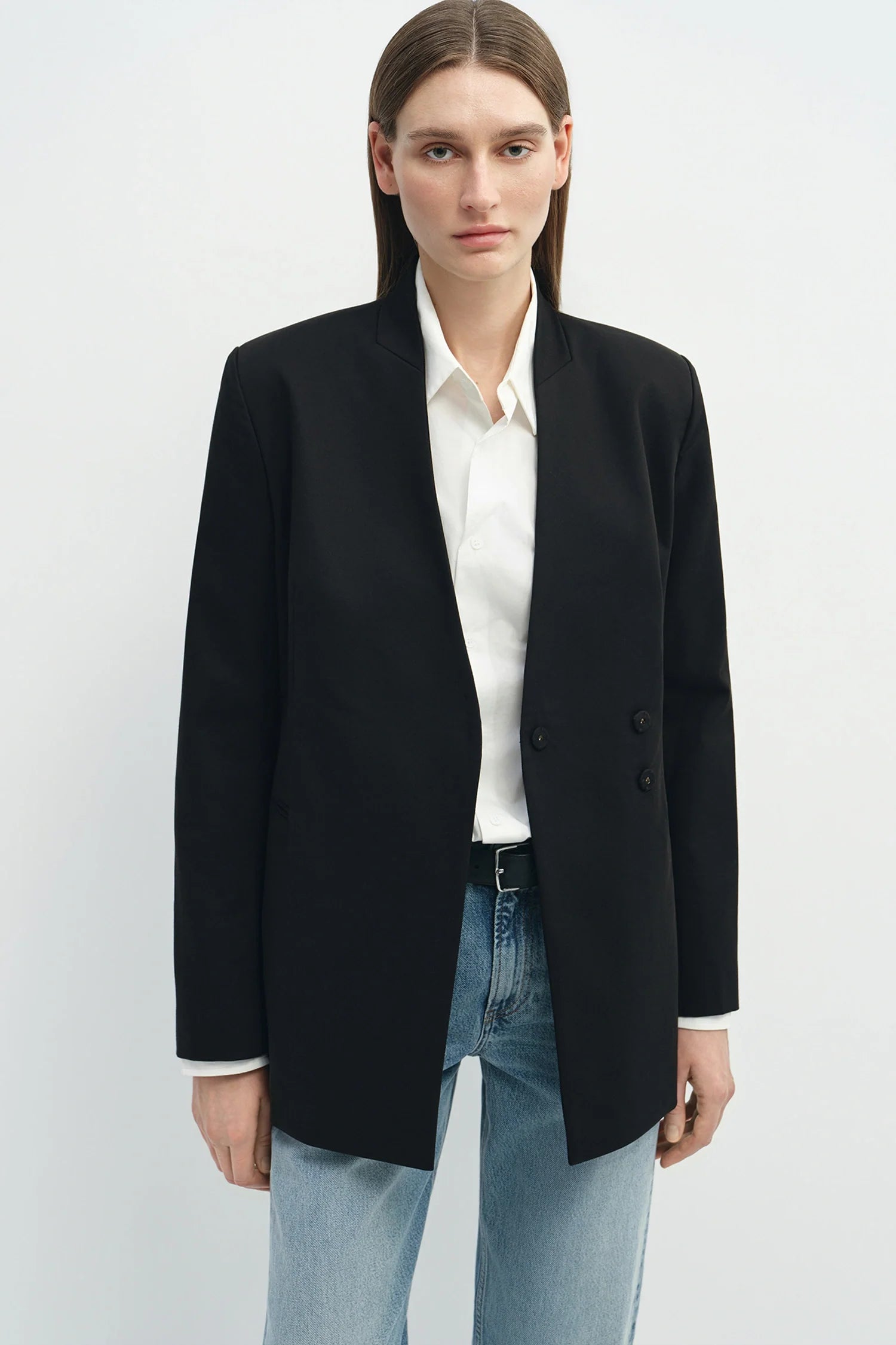 Miray Collarless Blazer