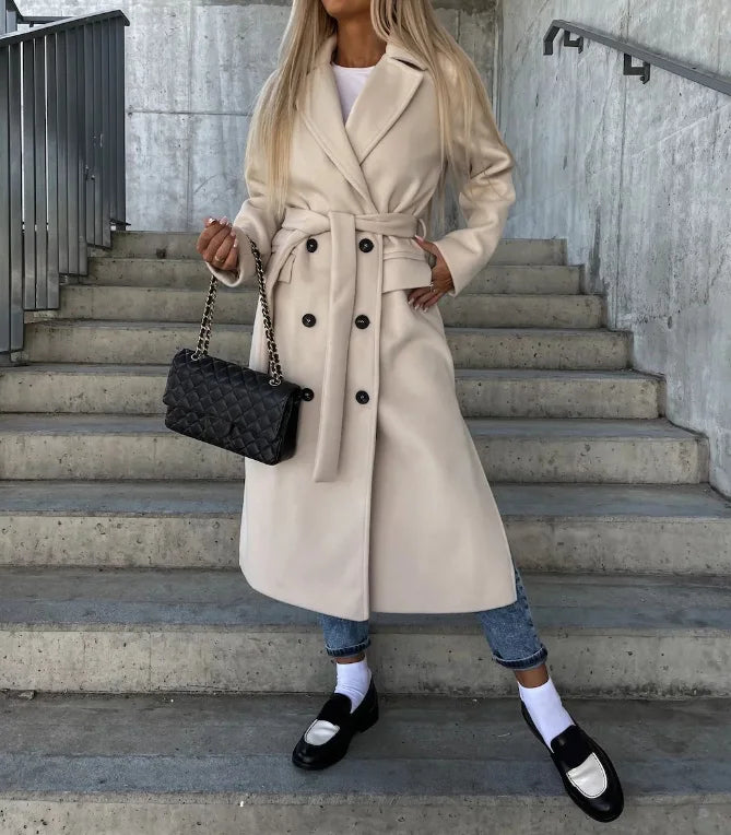 Isabelle's™ | Classic Long Sleeve Trench Coat