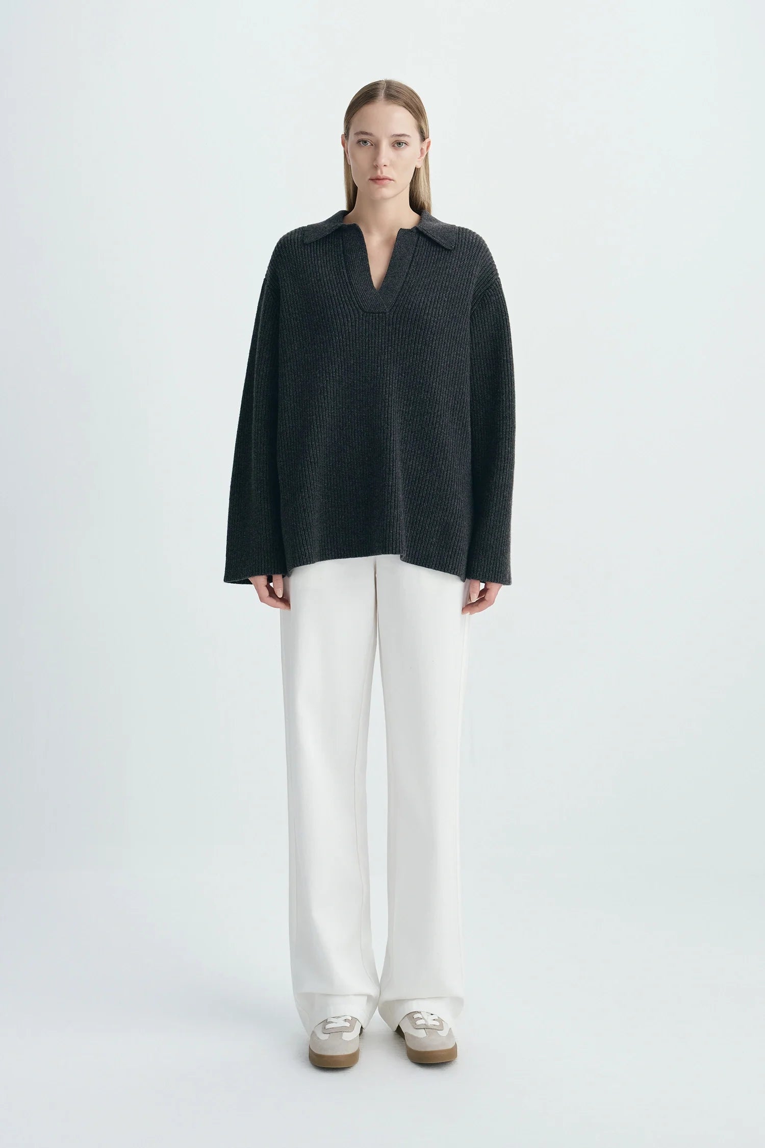 Crémieux Boxy Polo Sweater