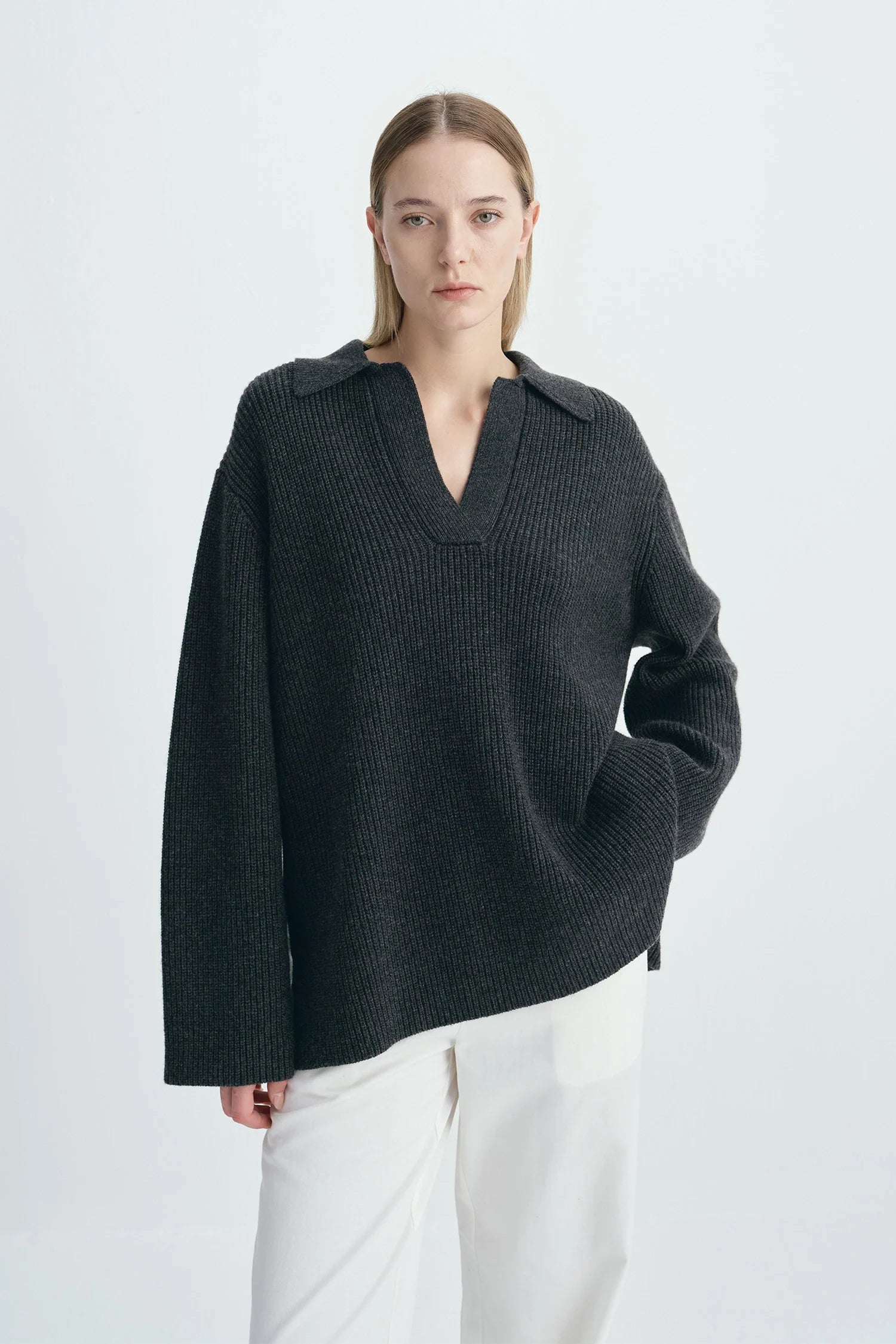 Crémieux Boxy Polo Sweater