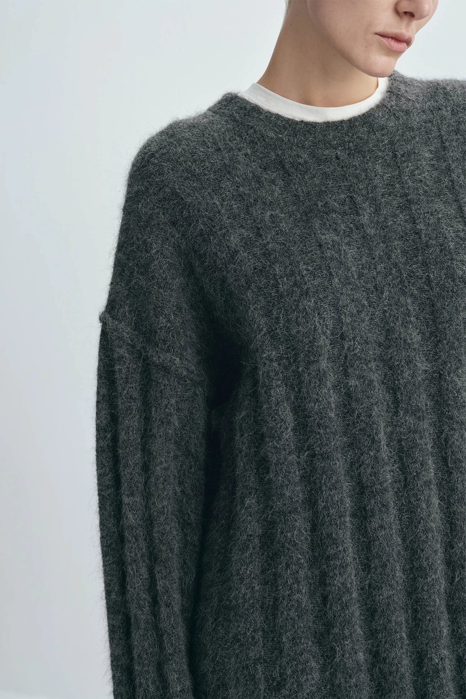Vendome Wide Rib Boxy Sweater