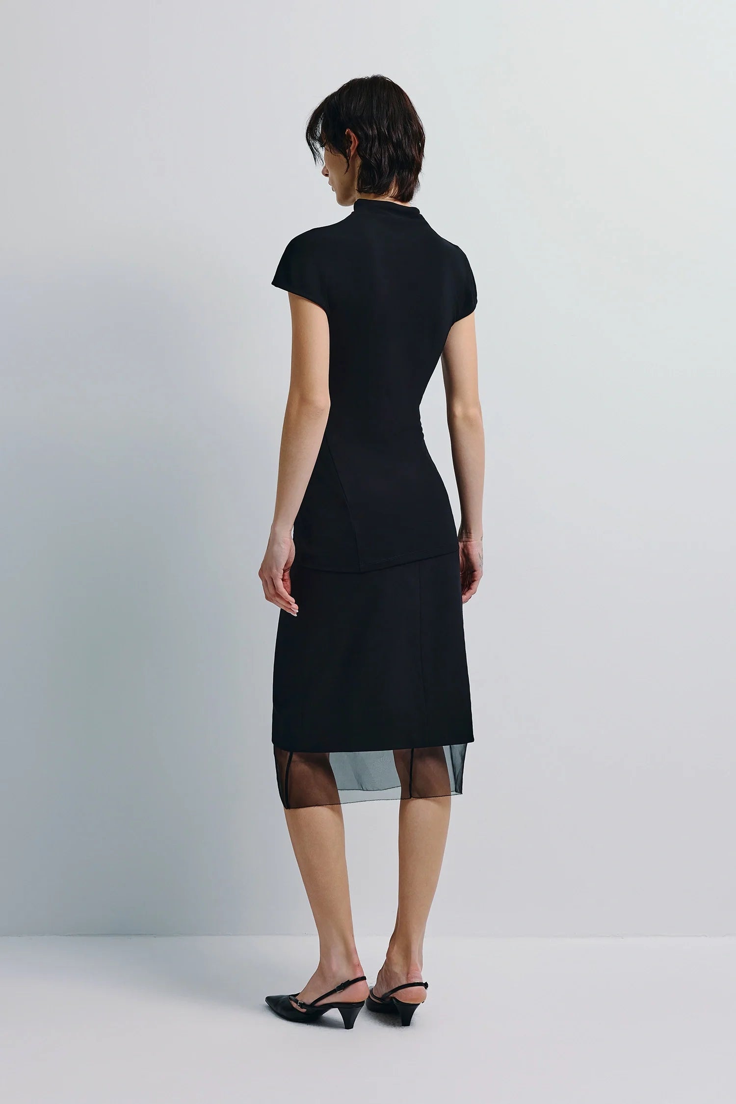Mille Organza Insert Skirt